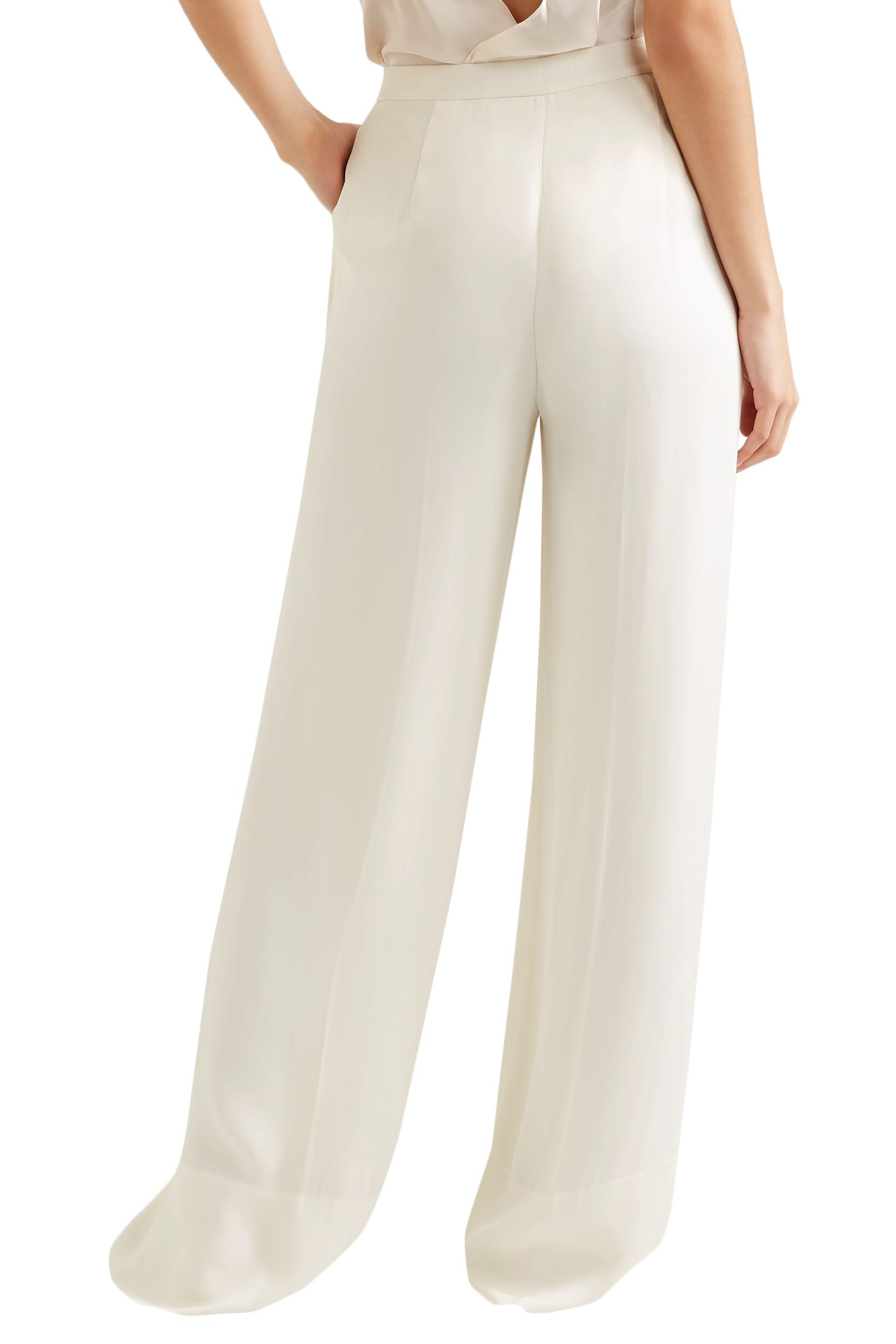 James Harmon Crepe Wide-leg Pants 