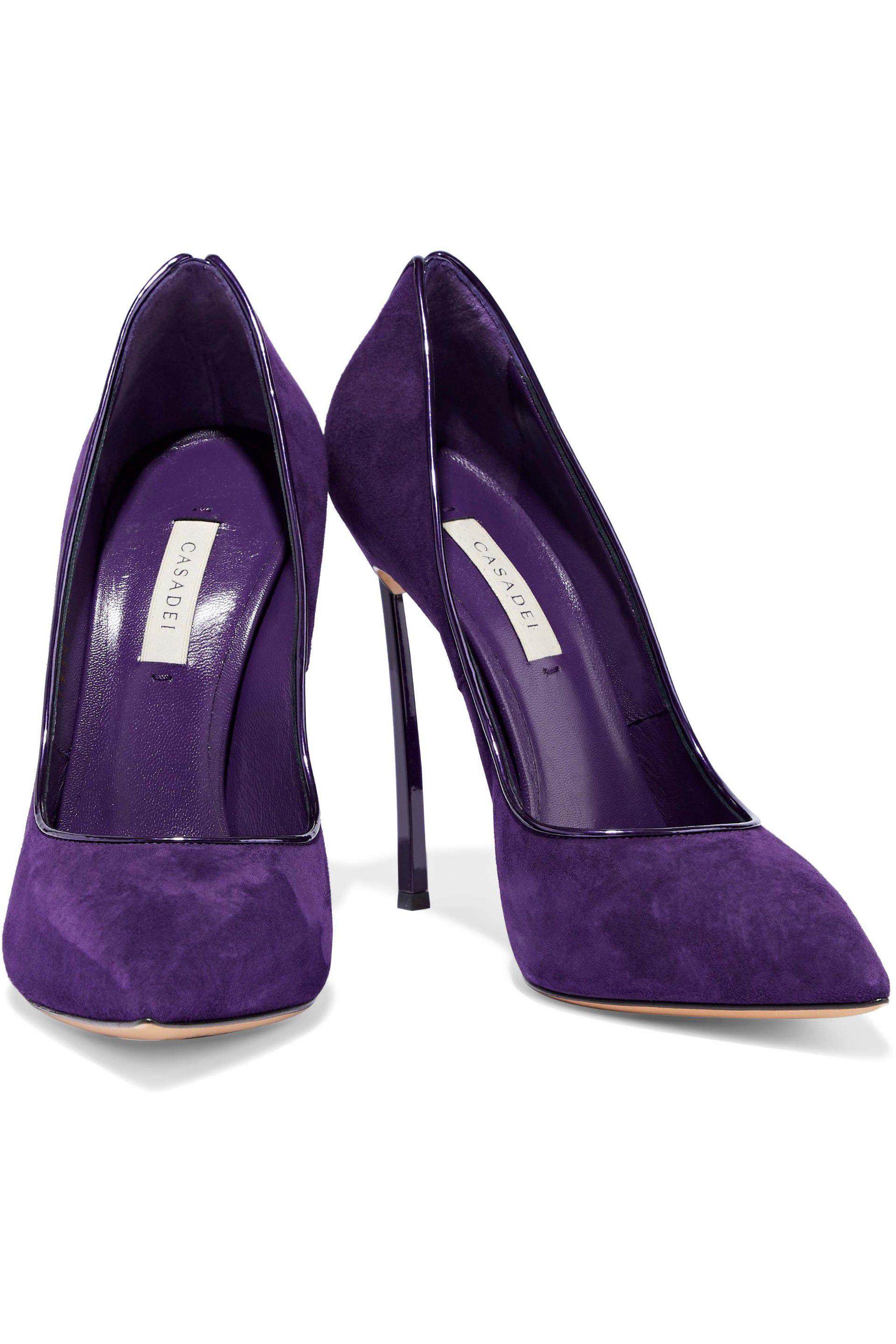 dark purple pumps