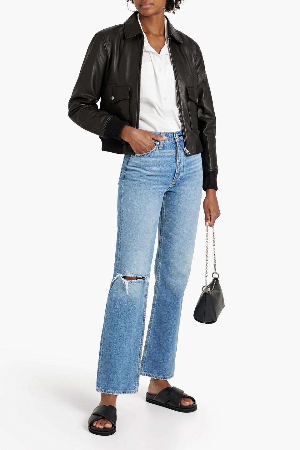 Rag and bone mila leather jacket clearance