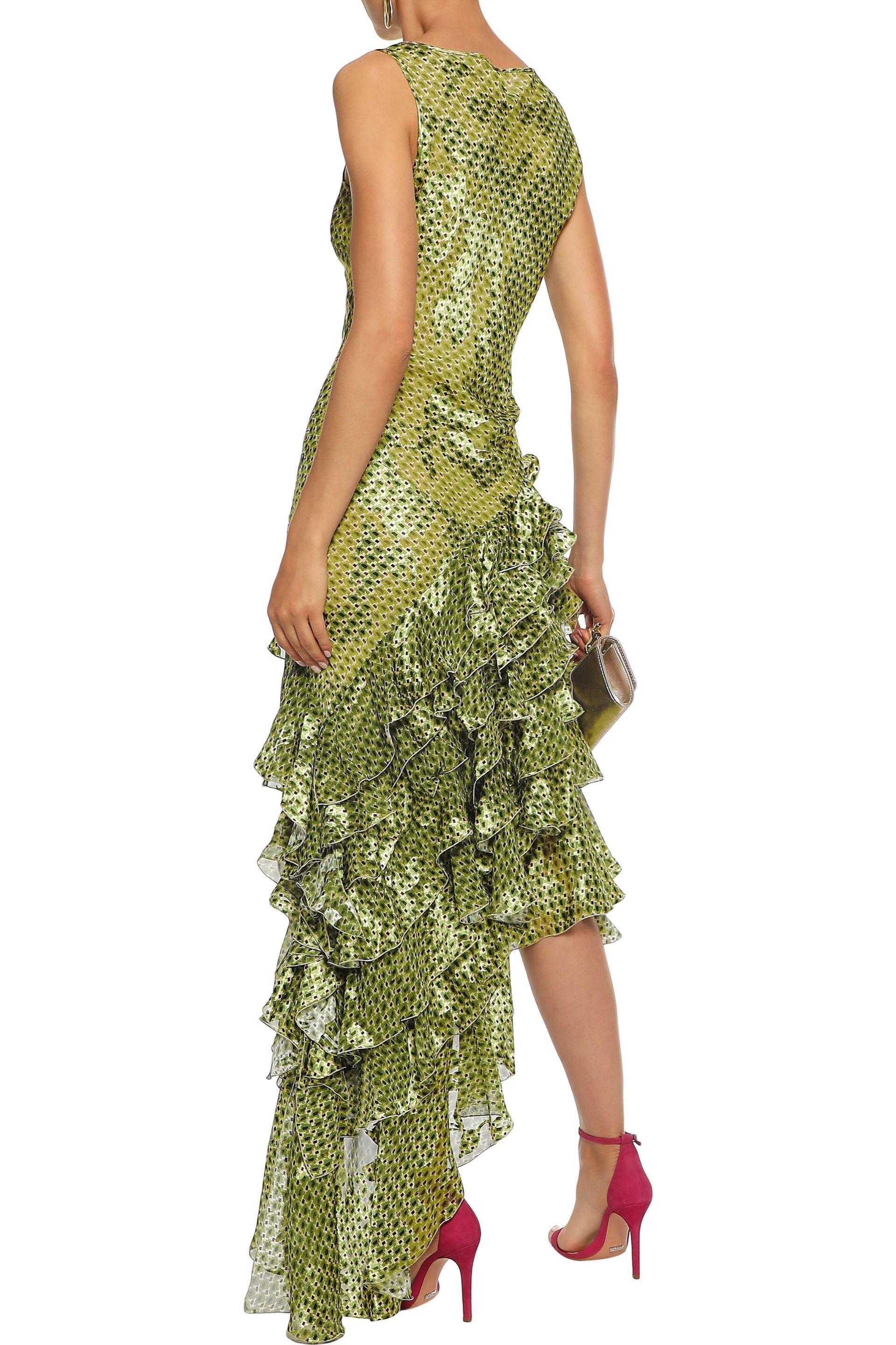 leaf green dress