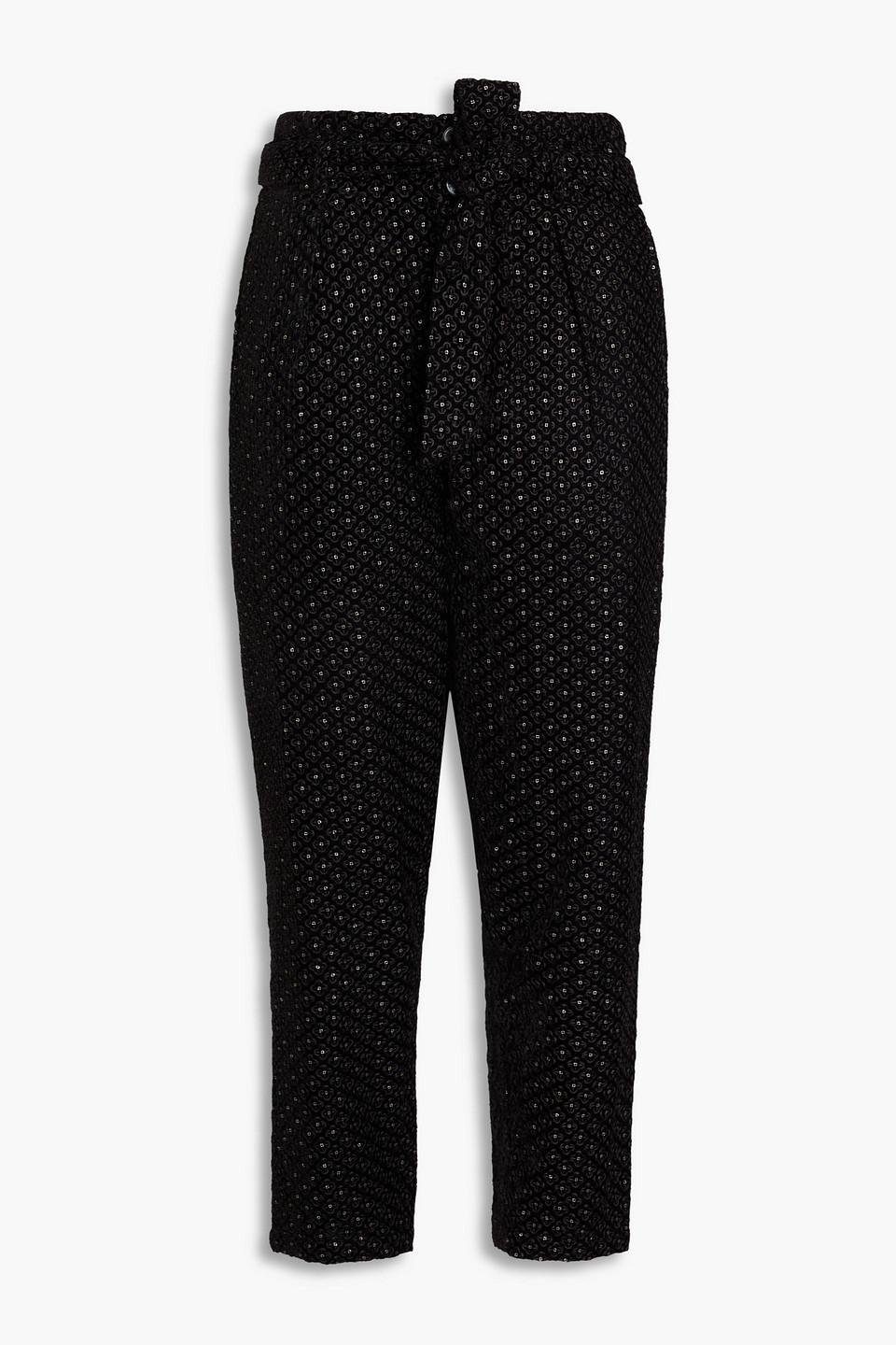 The Amalfi Buckle-Detail Tapered Pants