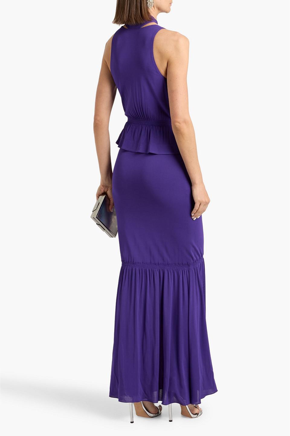 light purple peplum dress Jovani 52429