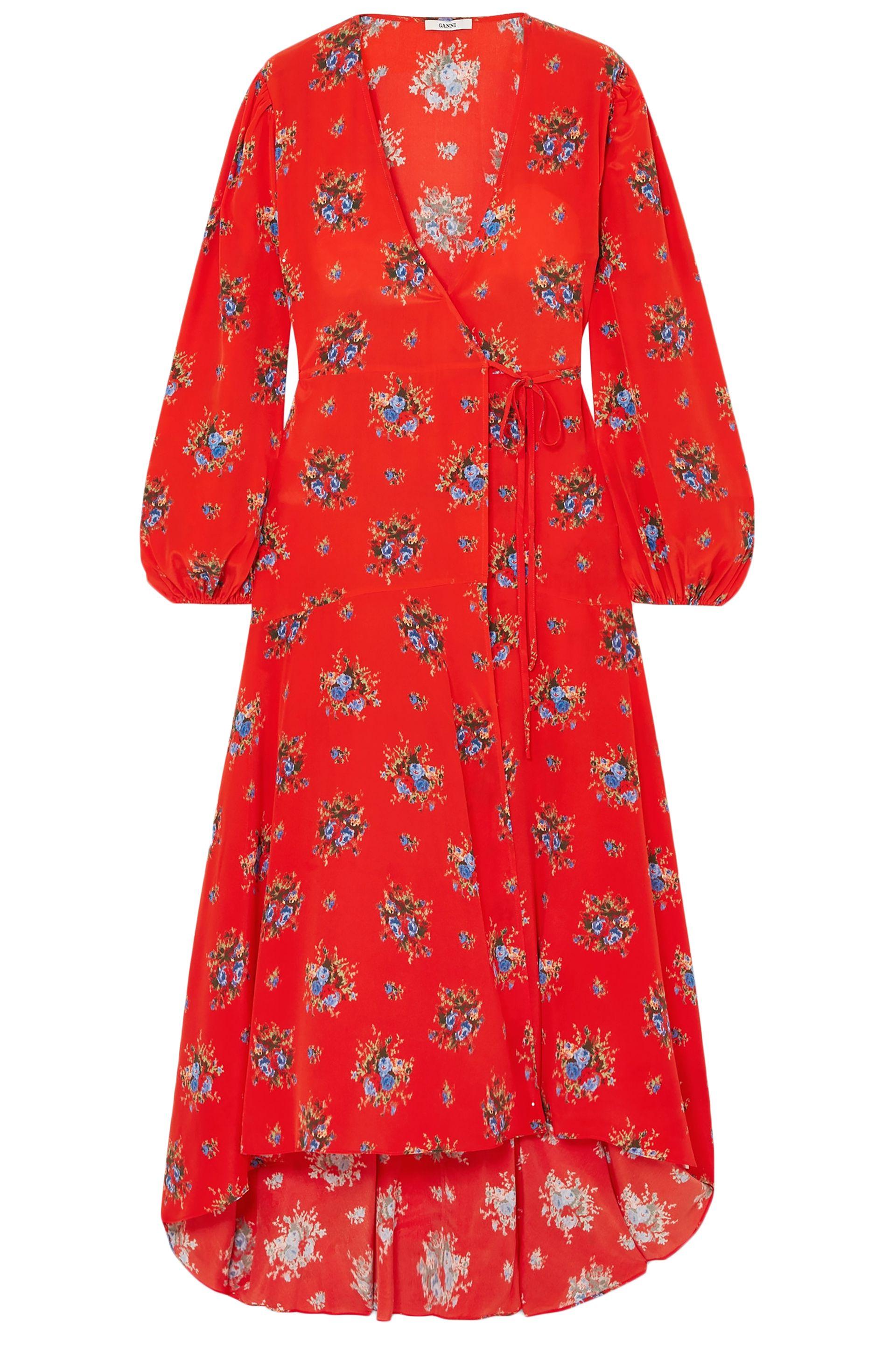 ganni kochhar wrap dress