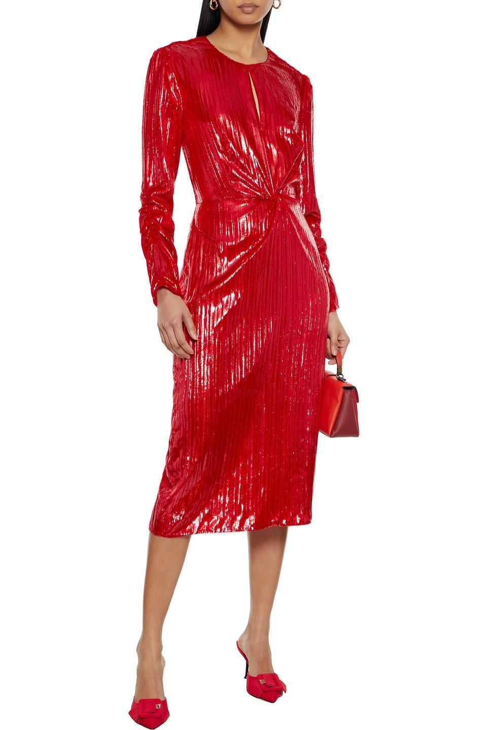 dvf front twist dress