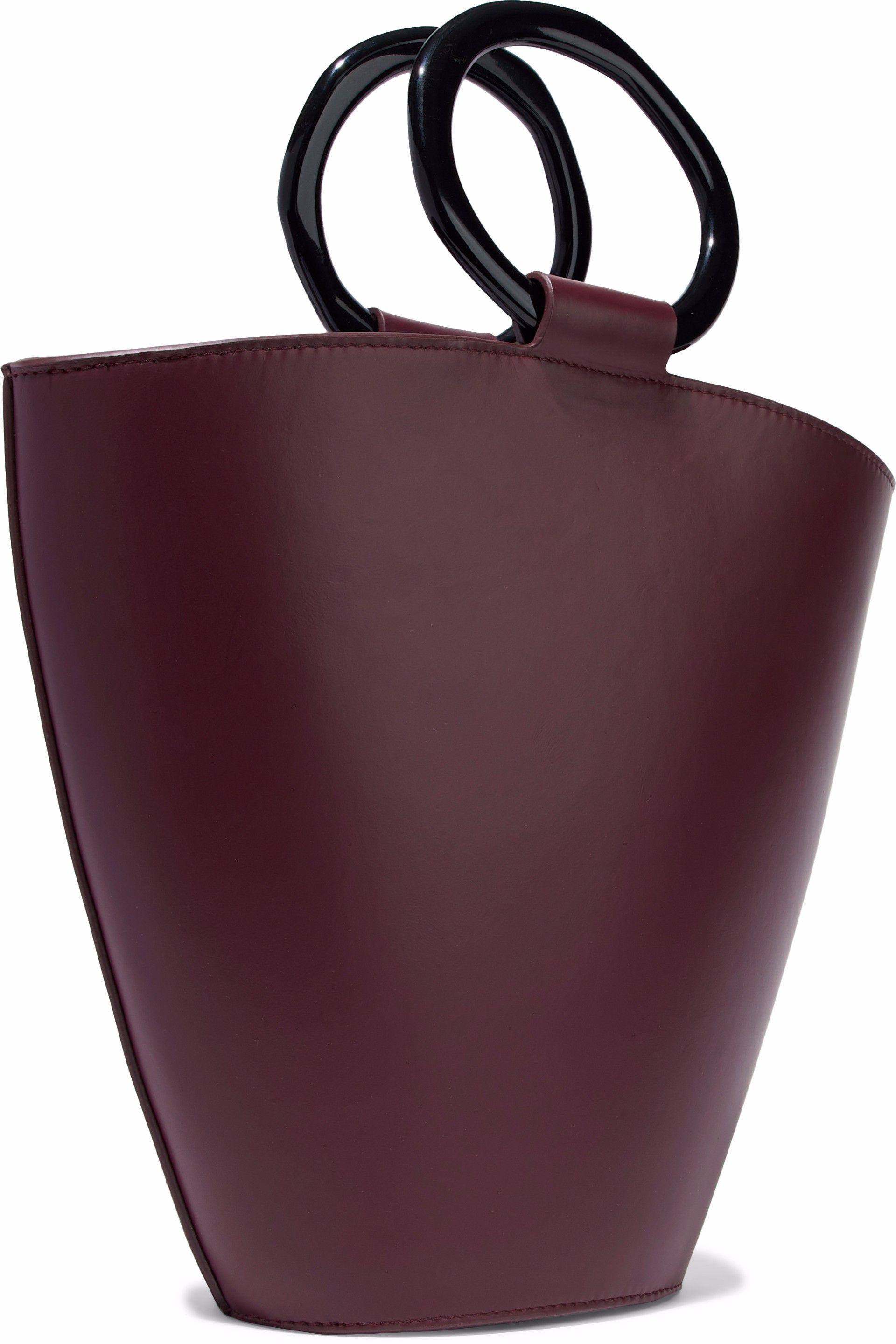 staud seberg leather shoulder bag