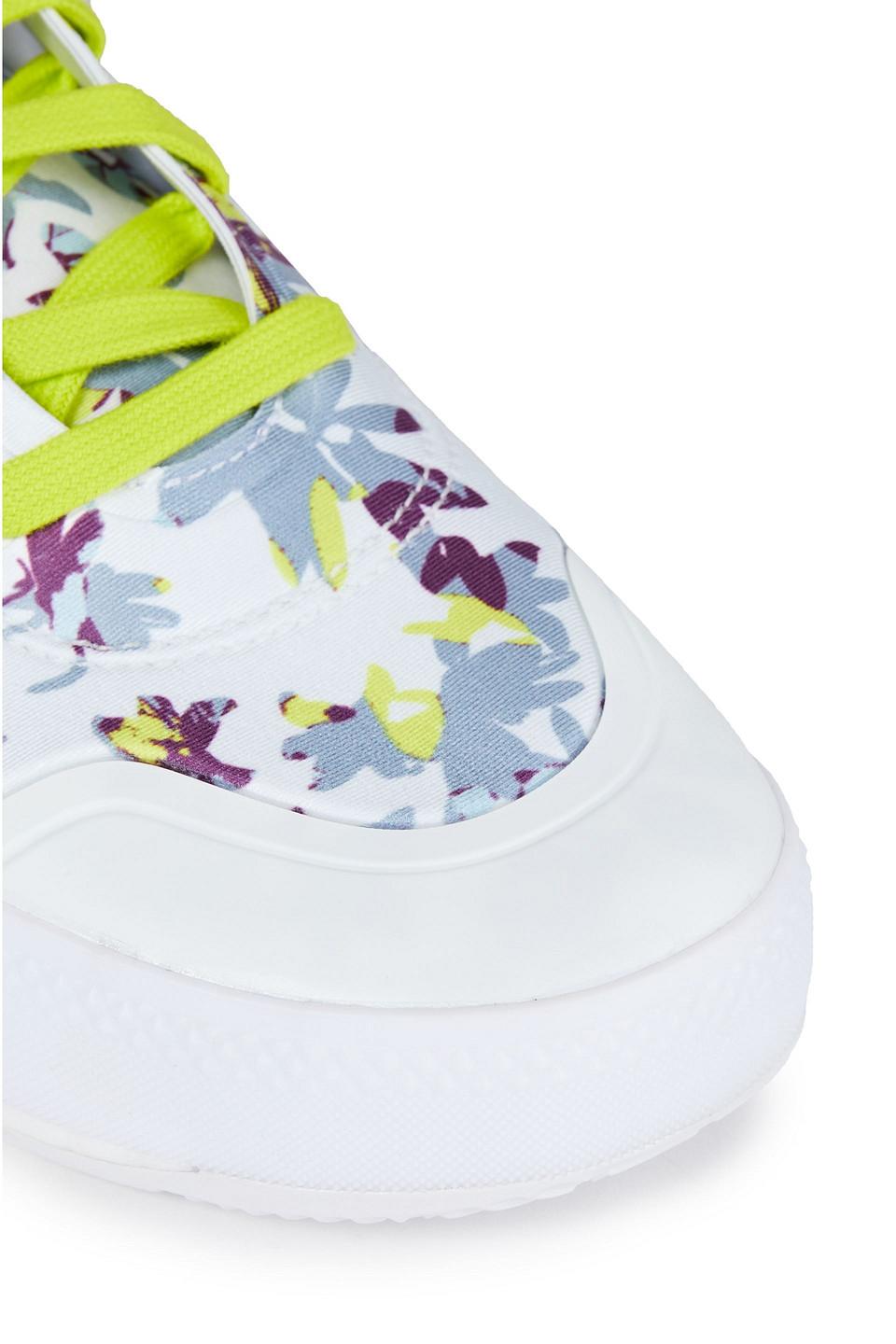 adidas By Stella McCartney Treino Floral-print Scuba Sneakers in White |  Lyst