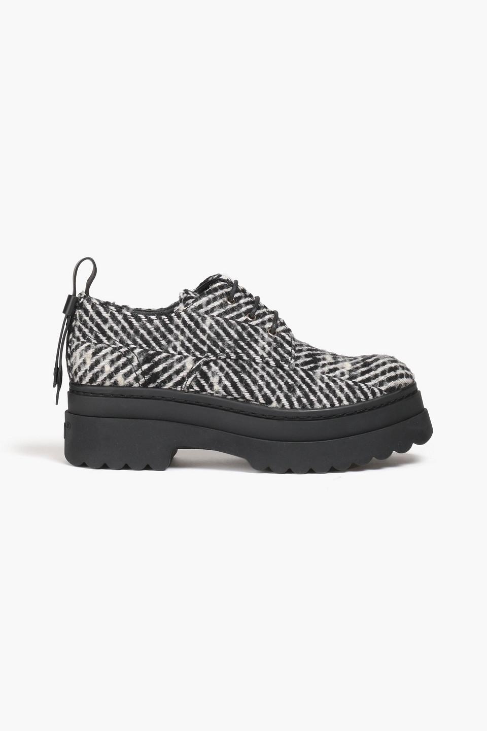 Black flatform brogues womens new arrivals