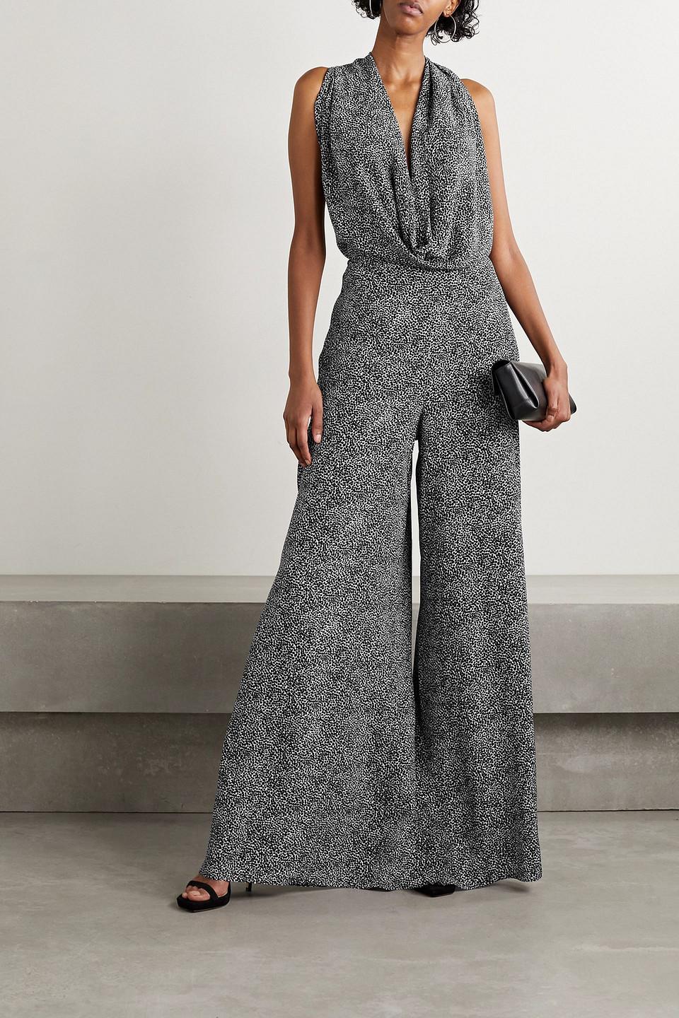 Michael kors leopard print jumpsuit clearance