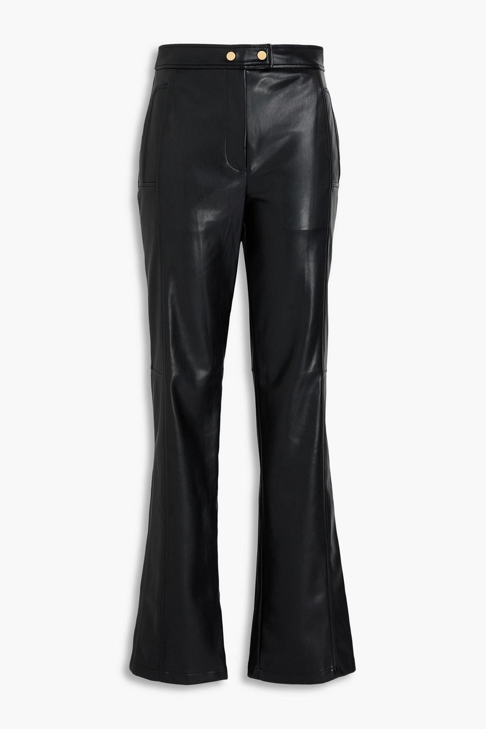 Tara Pants Jonathan Simkhai Vegan Leather Pants Fabiana Belted Pant