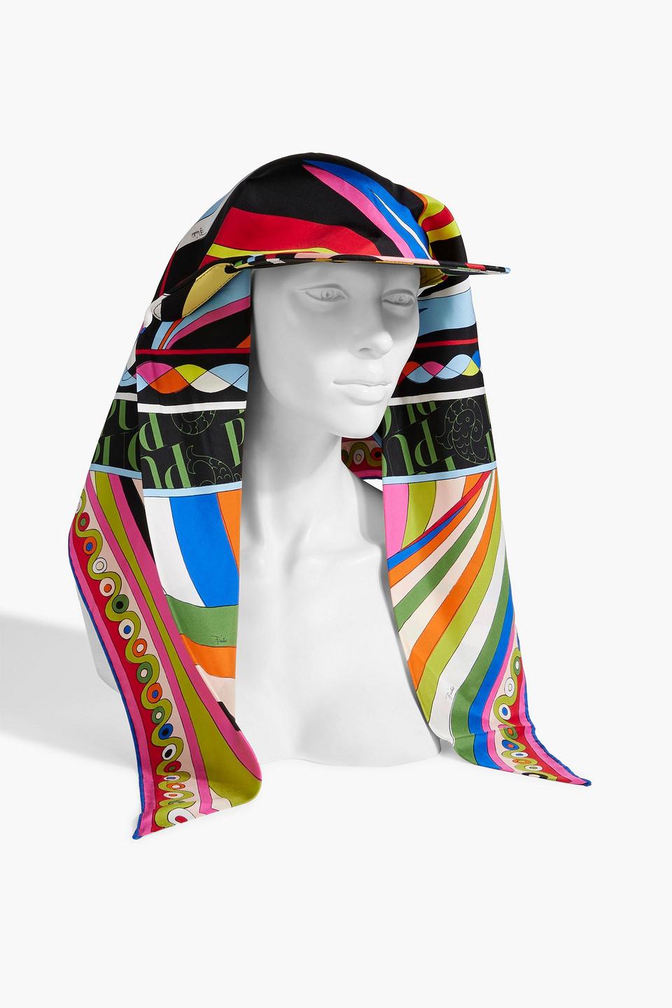 PUCCI Printed Silk-twill Cap | Lyst display picture 2