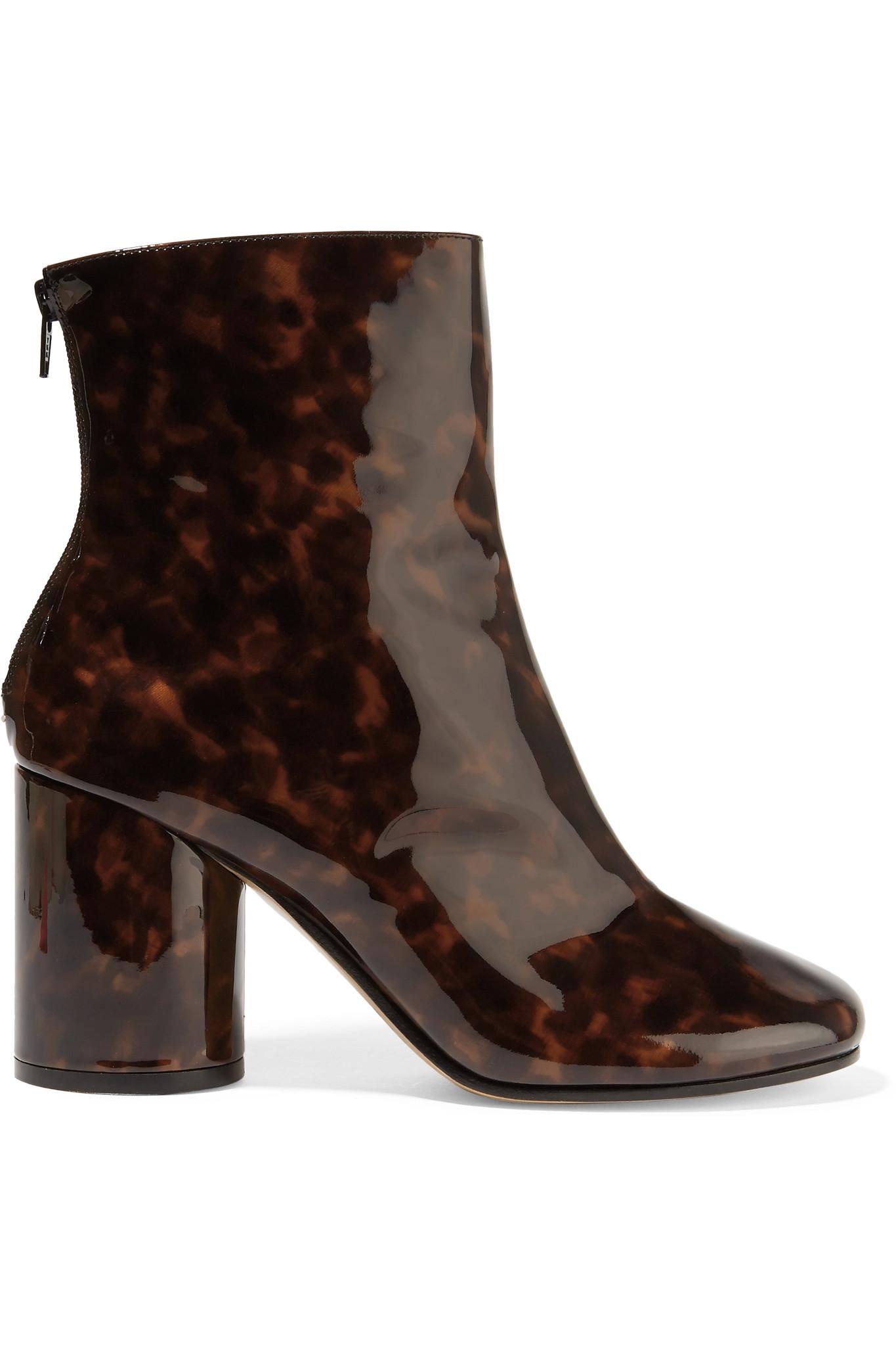office tortoiseshell boots