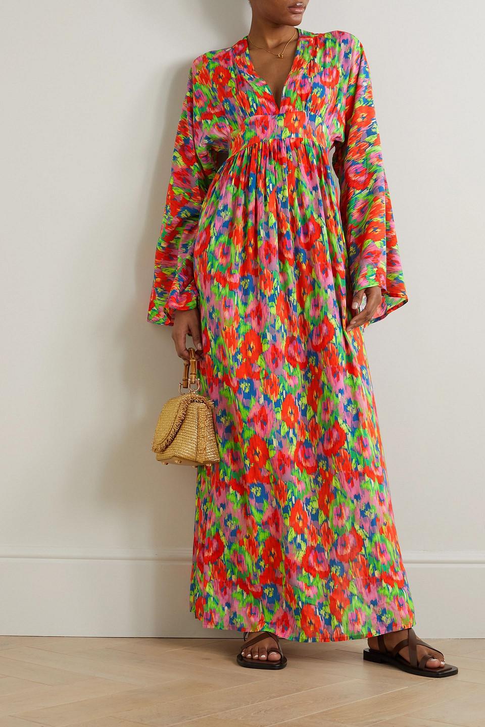 Malibu floral maxi dress hot sale