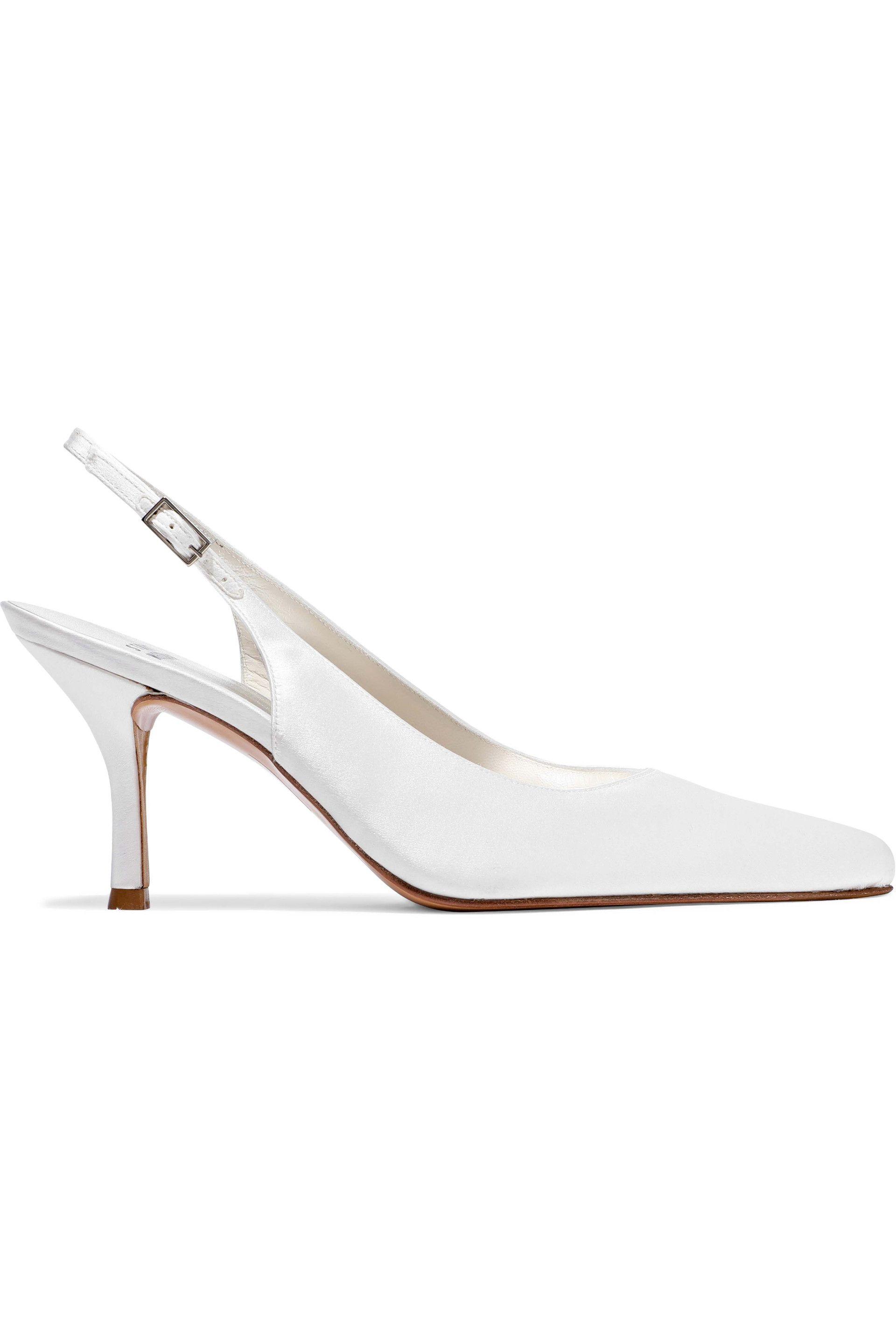 off white slingbacks