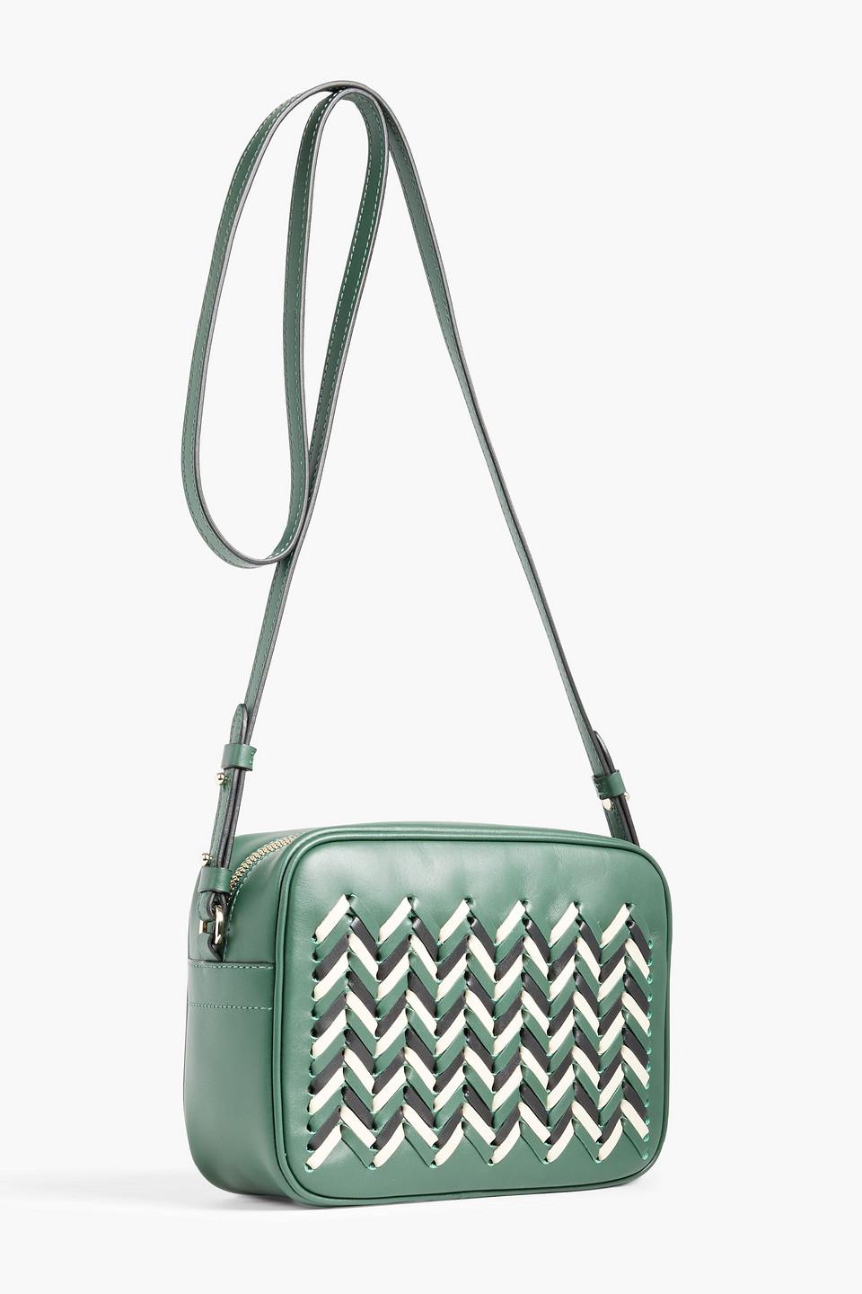 Missoni Woven Leather Shoulder Bag in White Lyst