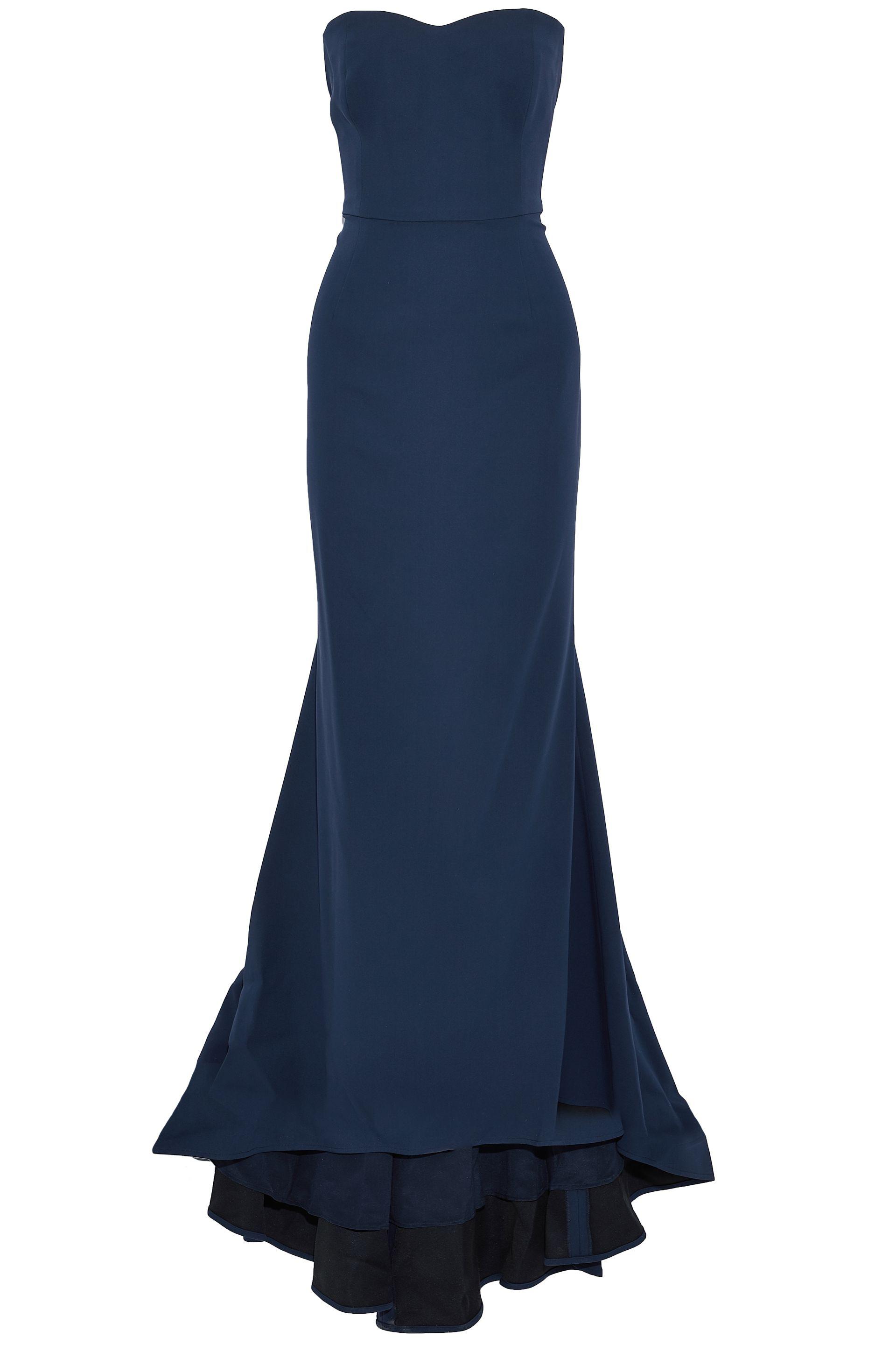 silk crepe gown