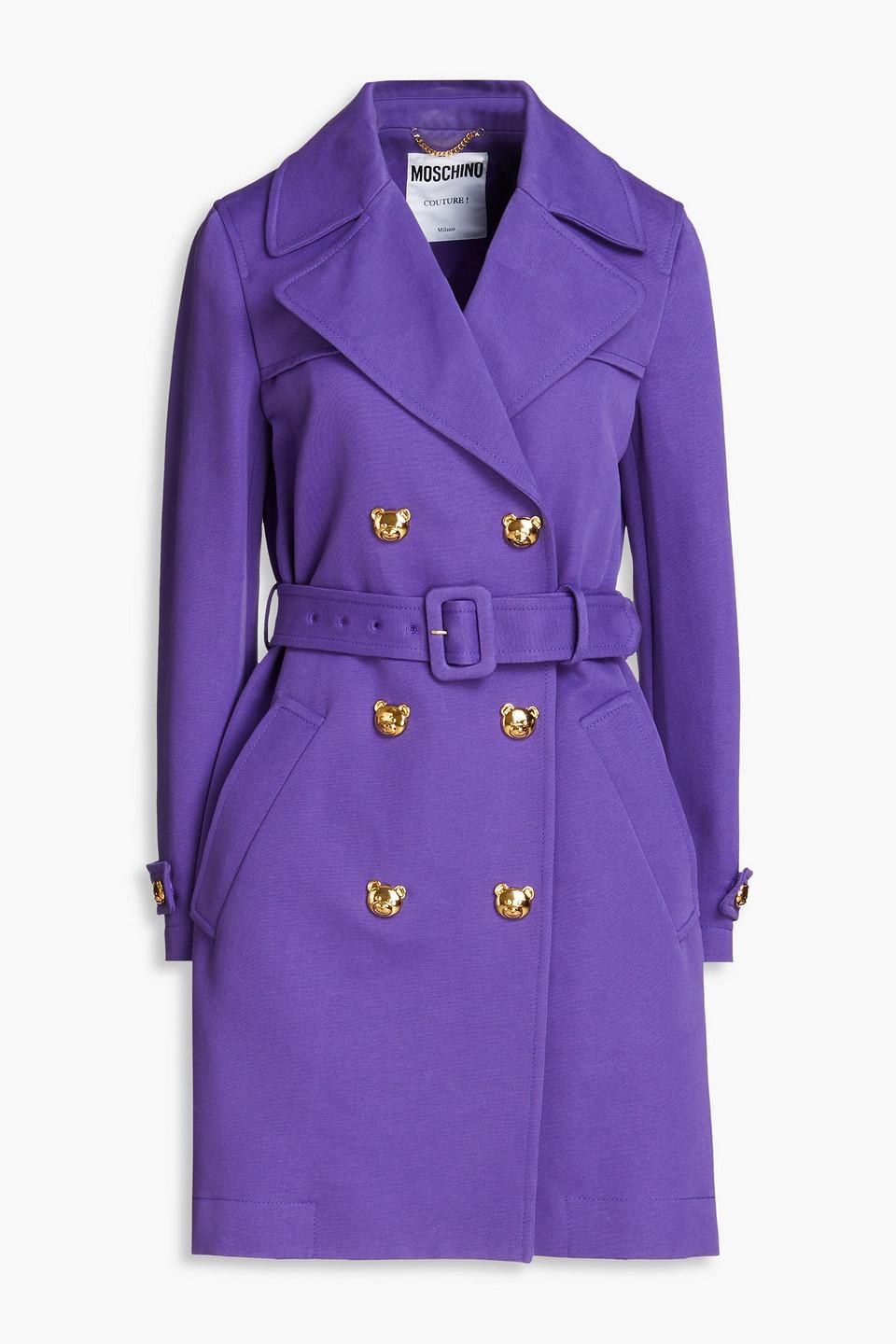 【関税＆送料込み】Moschino Single-Breasted Trench Moschino Trench coats for Women | Online Sale up to 87% off