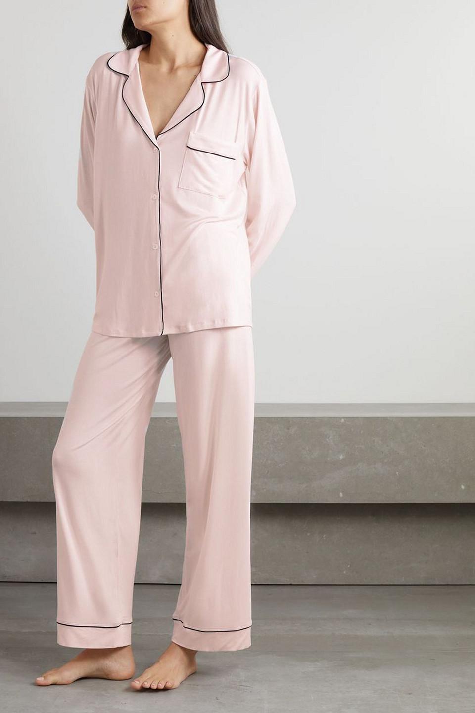Eberjey Gisele Stretch Modal Pajama Set in Pink Lyst UK