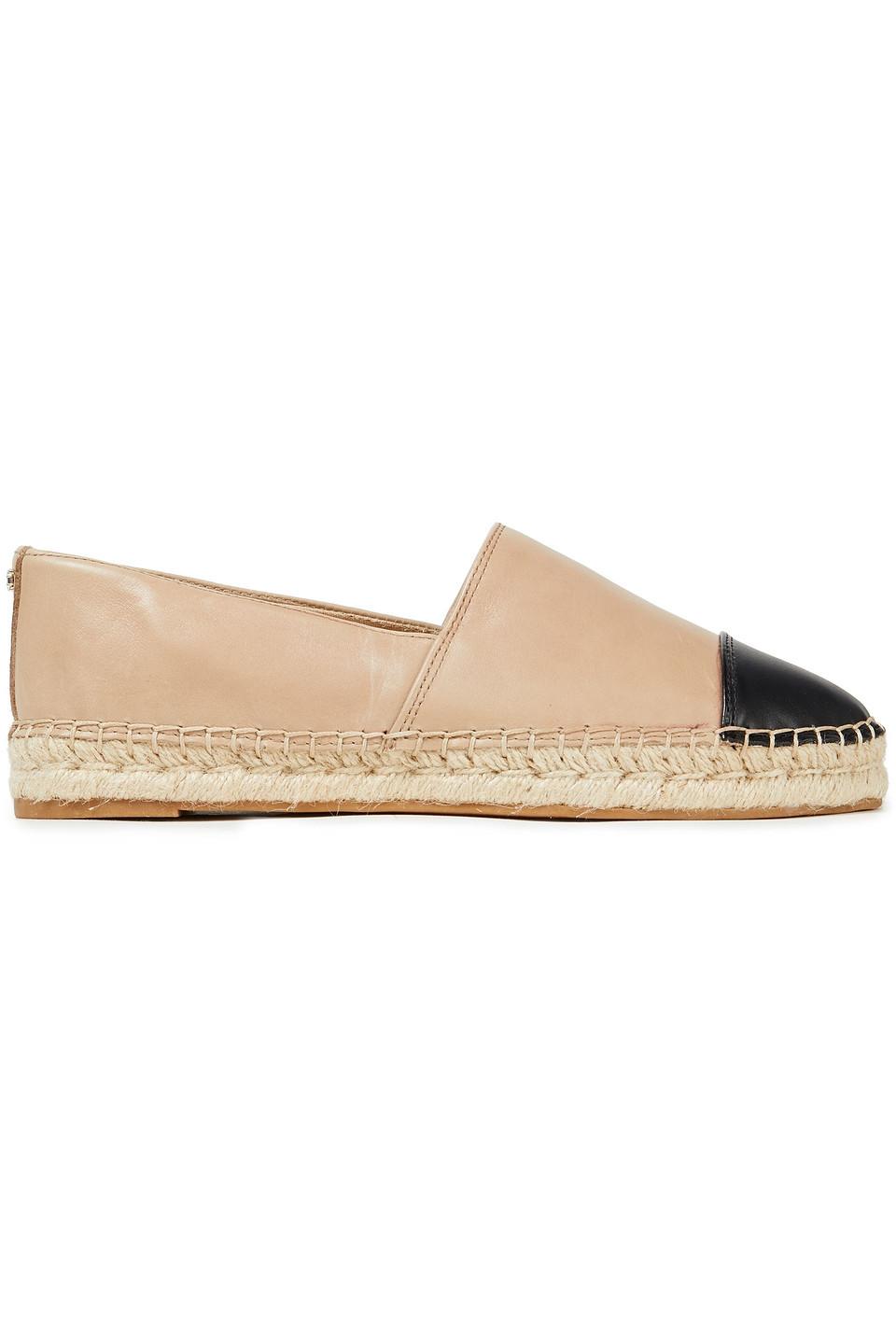 Sam Edelman Krissy Two-tone Leather Espadrilles | Lyst