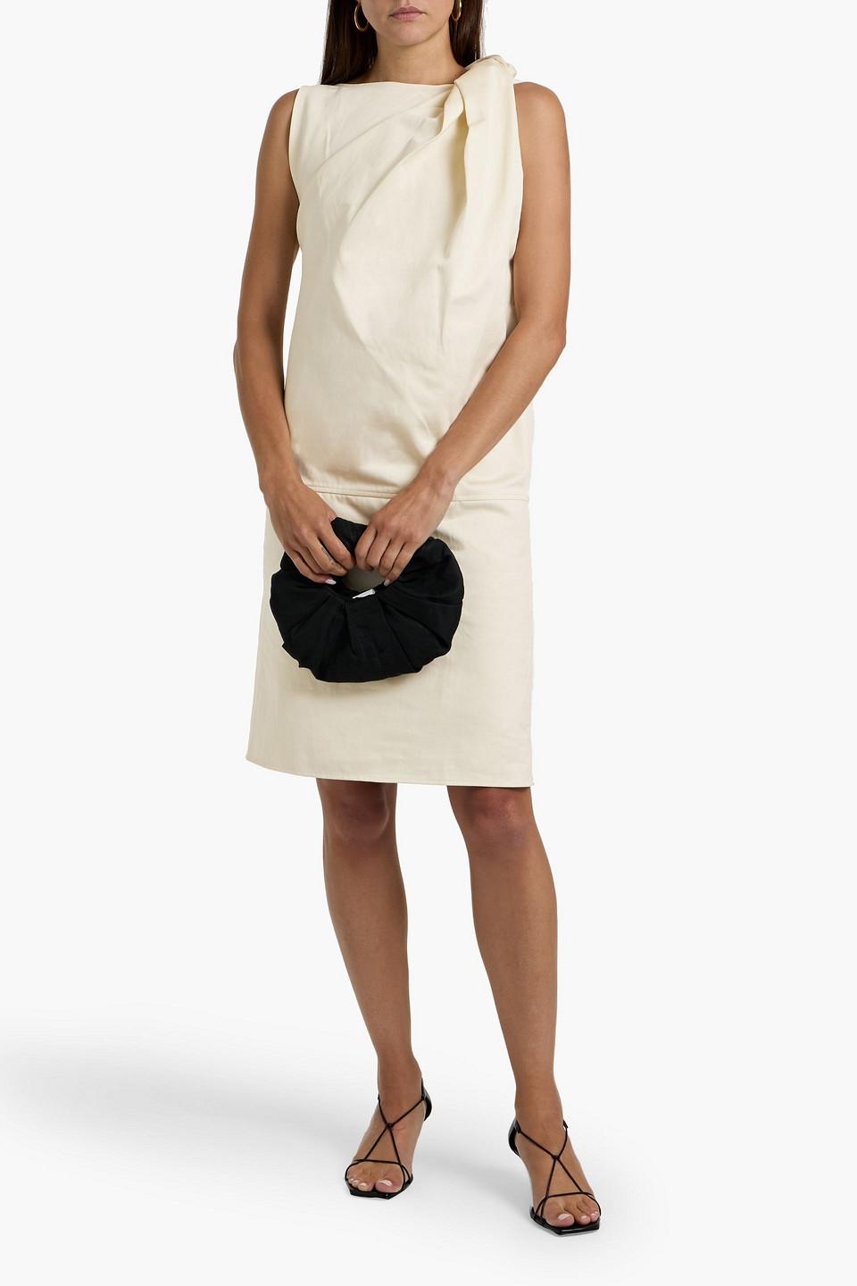 toteme one shoulder dress TOTEME One-Shoulder Ribbed-Knit Maxi Dress