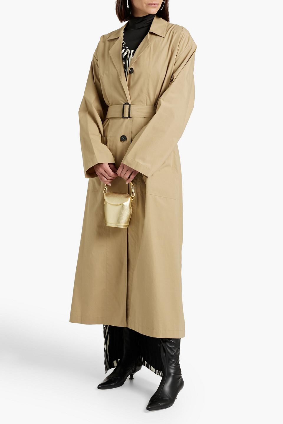 IRO Foxton Cotton-gabardine Trench Coat in Natural | Lyst