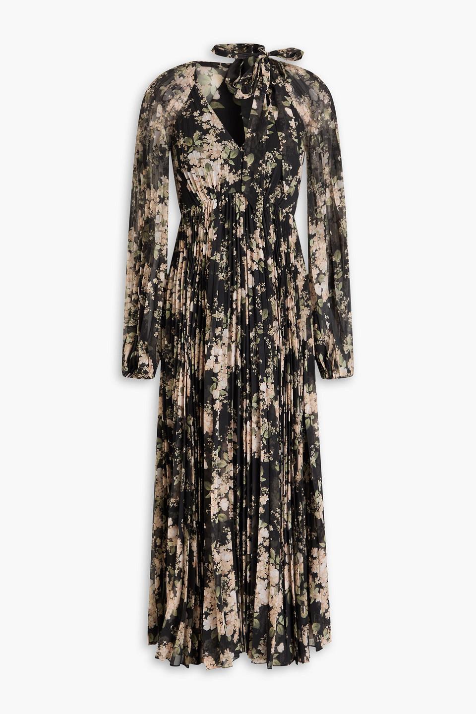 knee length dresses for ladies Zimmermann Neck Tie Midi Dress