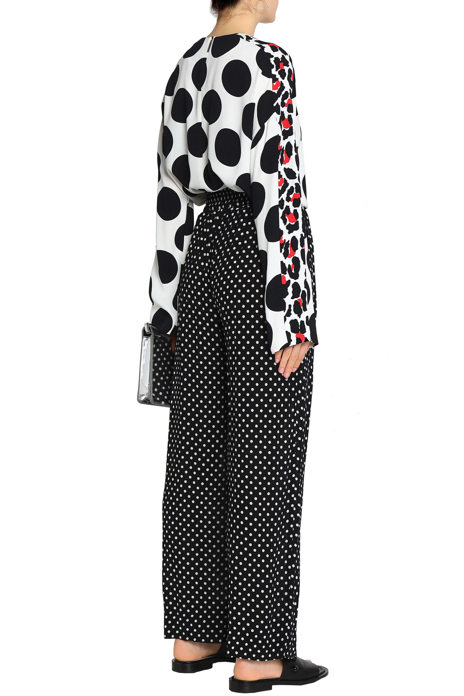 zimmermann crepe wide leg pants