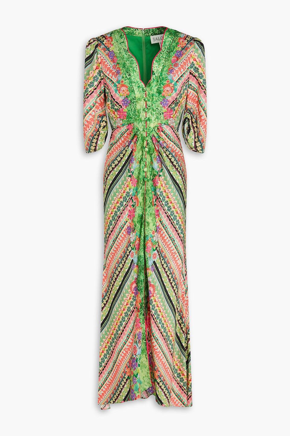 what to make with green goddess dressing ZELINA BOW DRESS