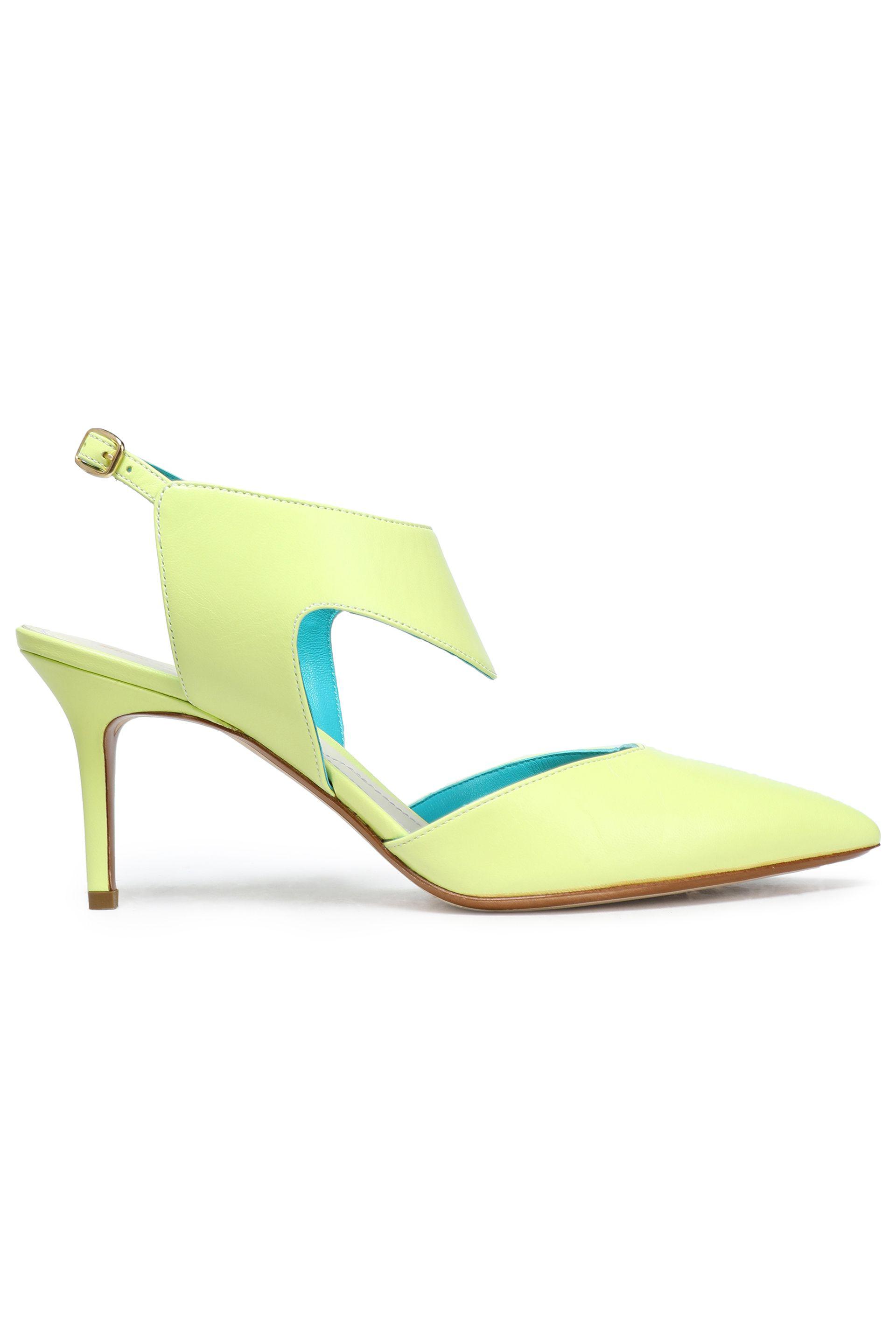 lime green court shoes