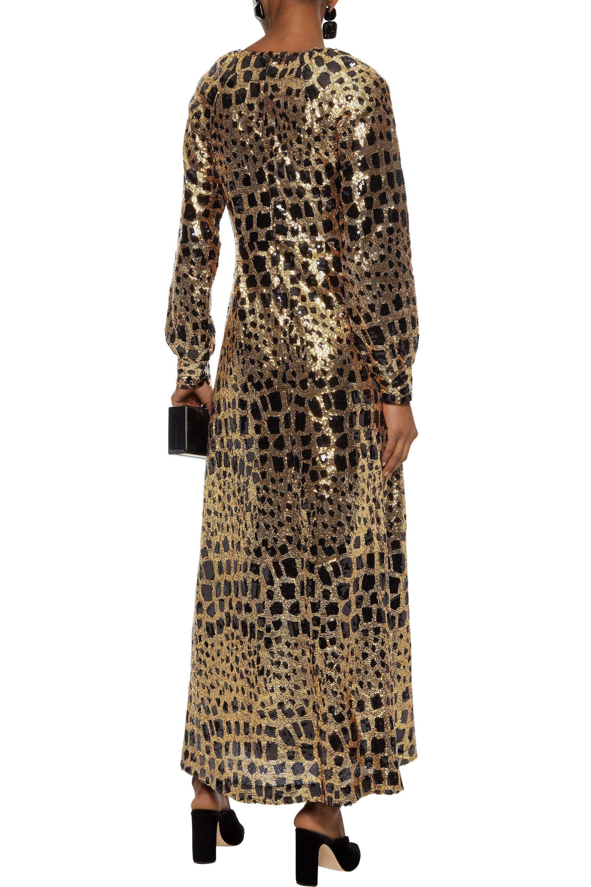 baguy sequin maxi dress