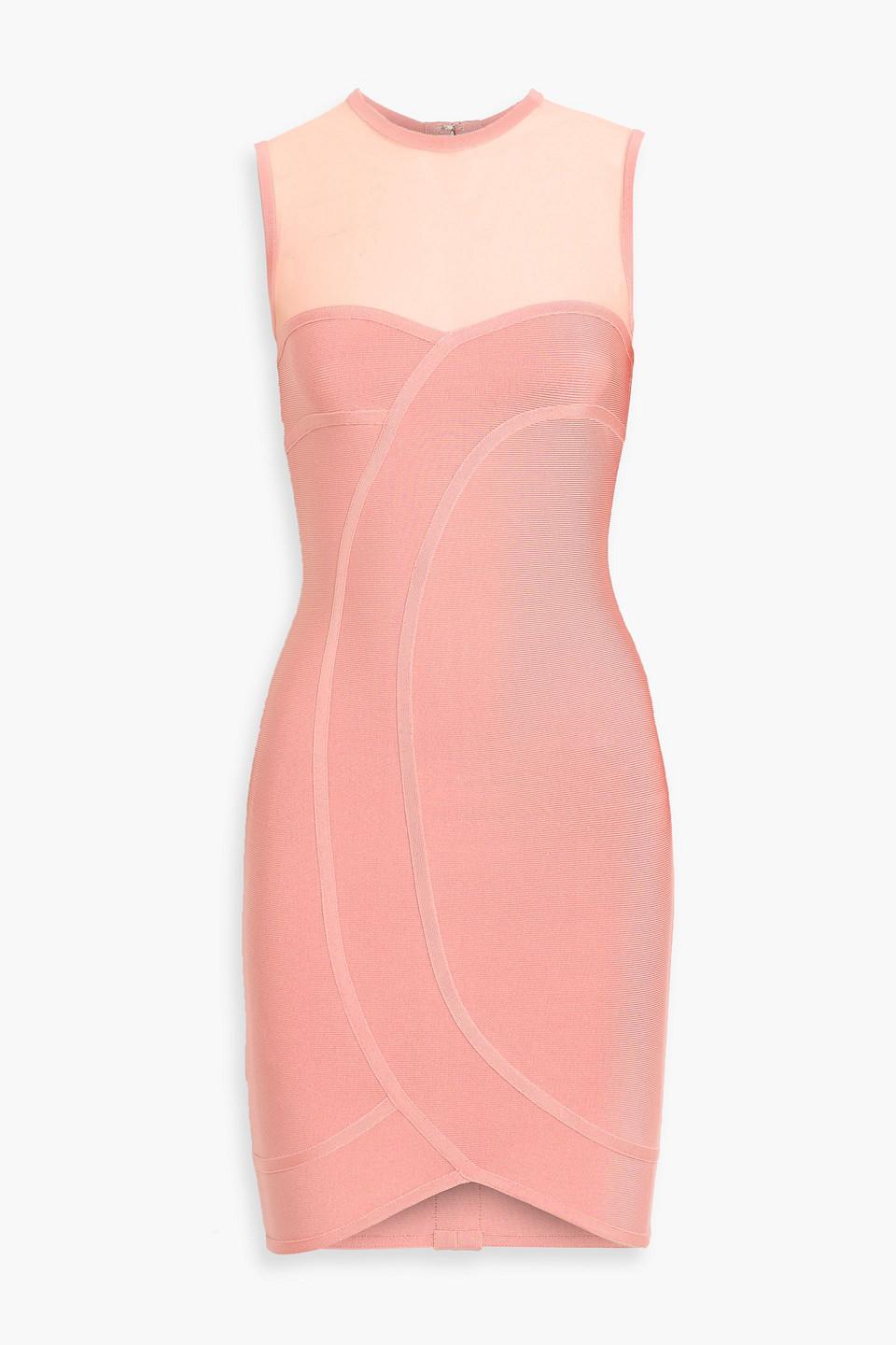 strapless open back dress Hervé Léger // Billie Bandage Dress – VSP Consignment main image 0