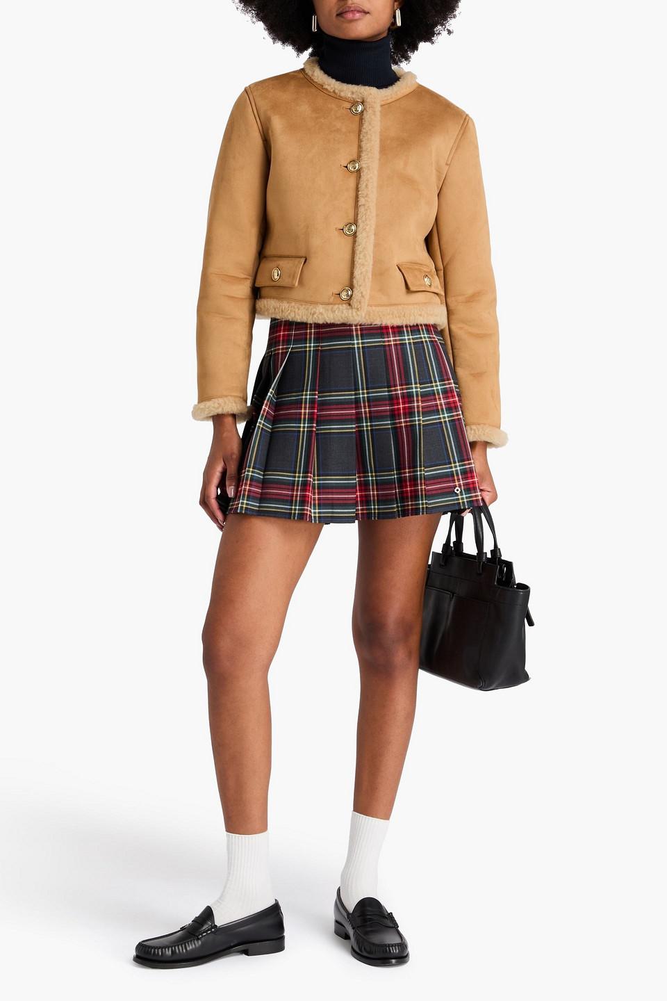 Sandro Teddy Fleece Jacket in Natural Lyst UK