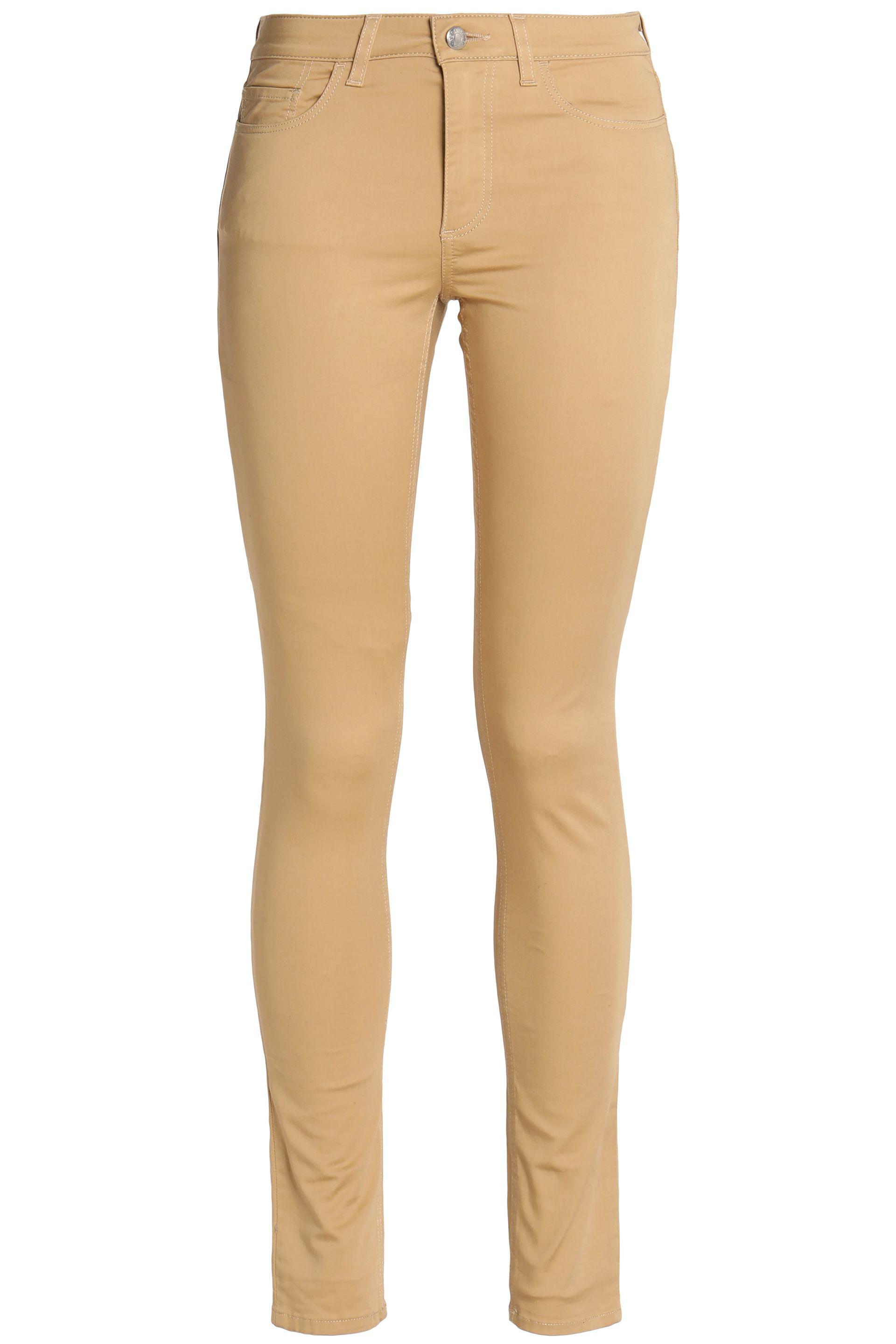 Lyst - Acne Stretch-cotton Skinny-leg Pants in Natural