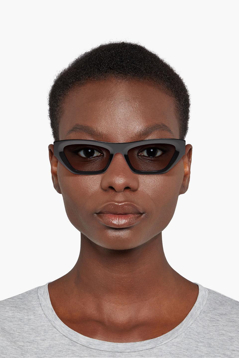 Zimmermann Cipher Cat Eye Black Sunglasses New! Zimmermann Cat-Eye Acetate Sunglasses in Black | Lyst UK main image 2