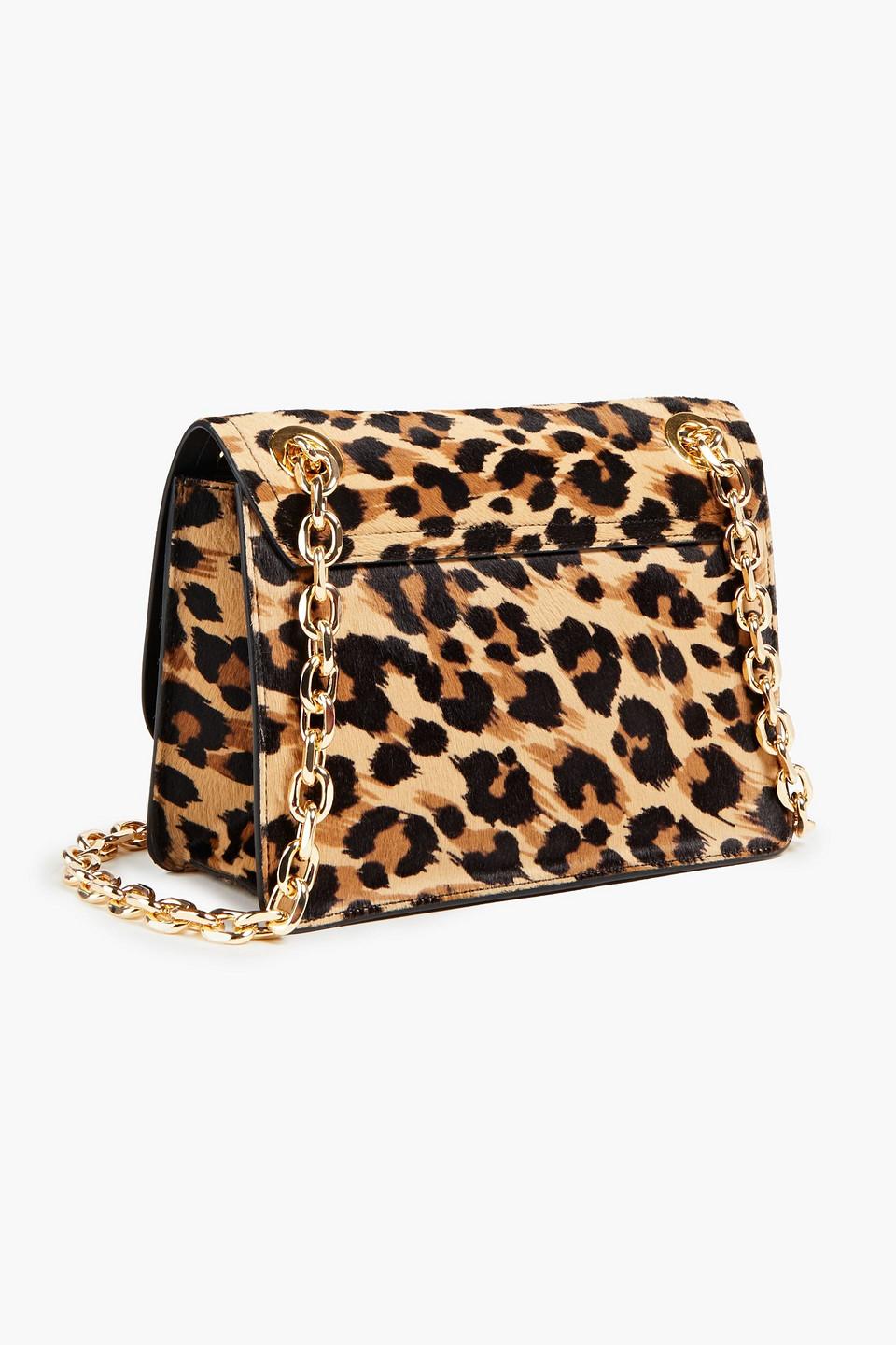 Leopard Calf Hair Hobo Bag