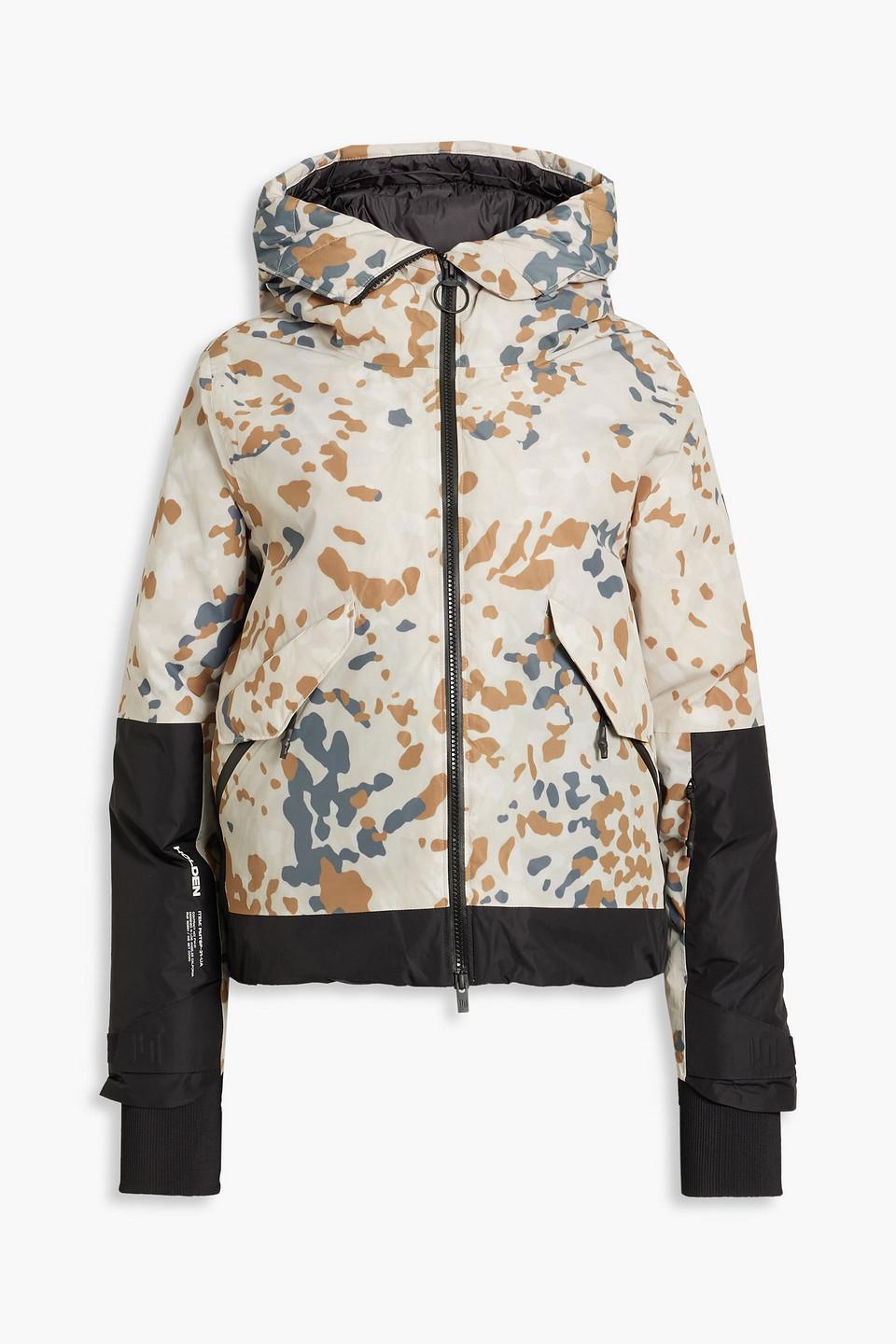 Holden Quilted Camouflageprint Hooded Down Ski Jacket in Natural Lyst