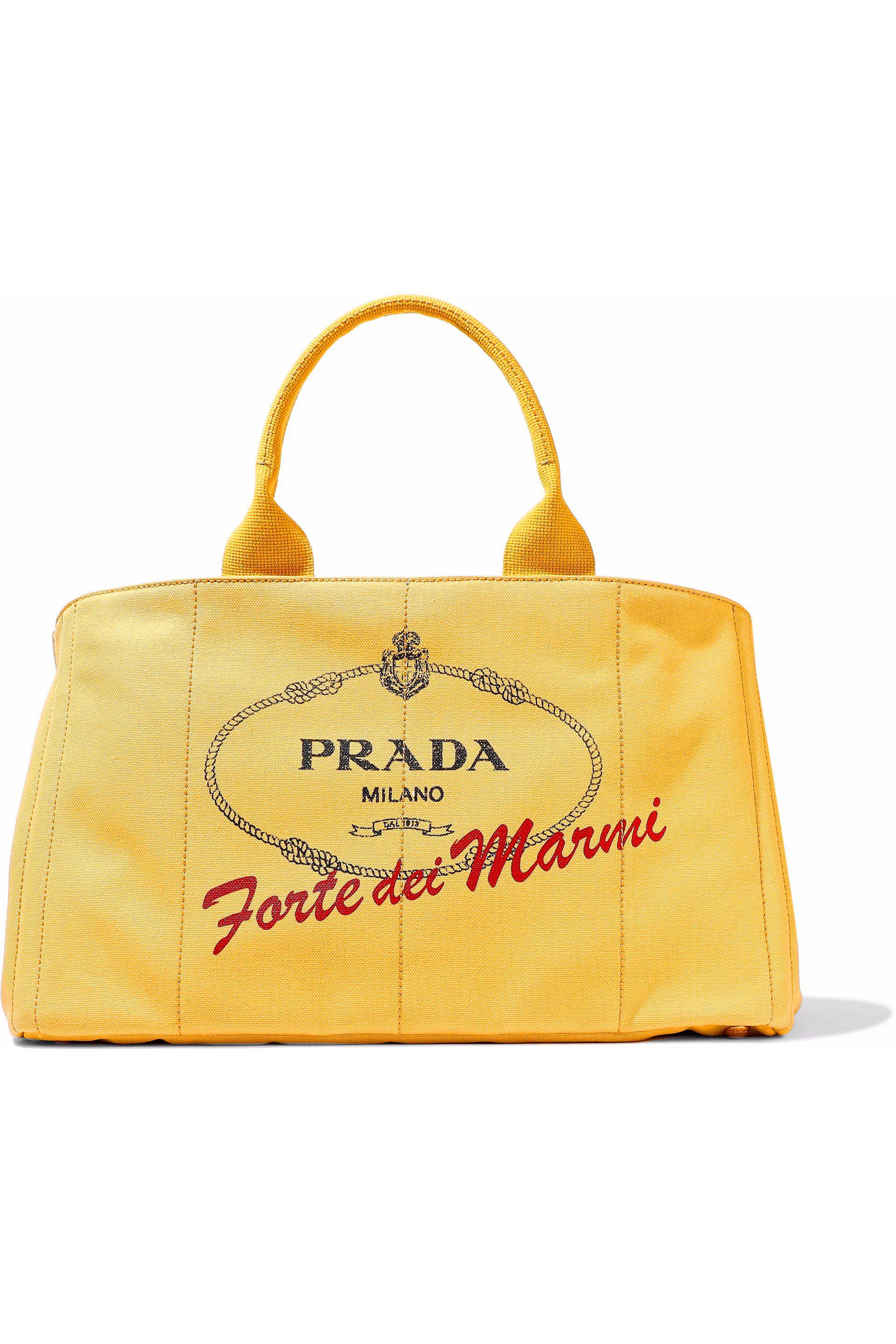 prada mustard bag