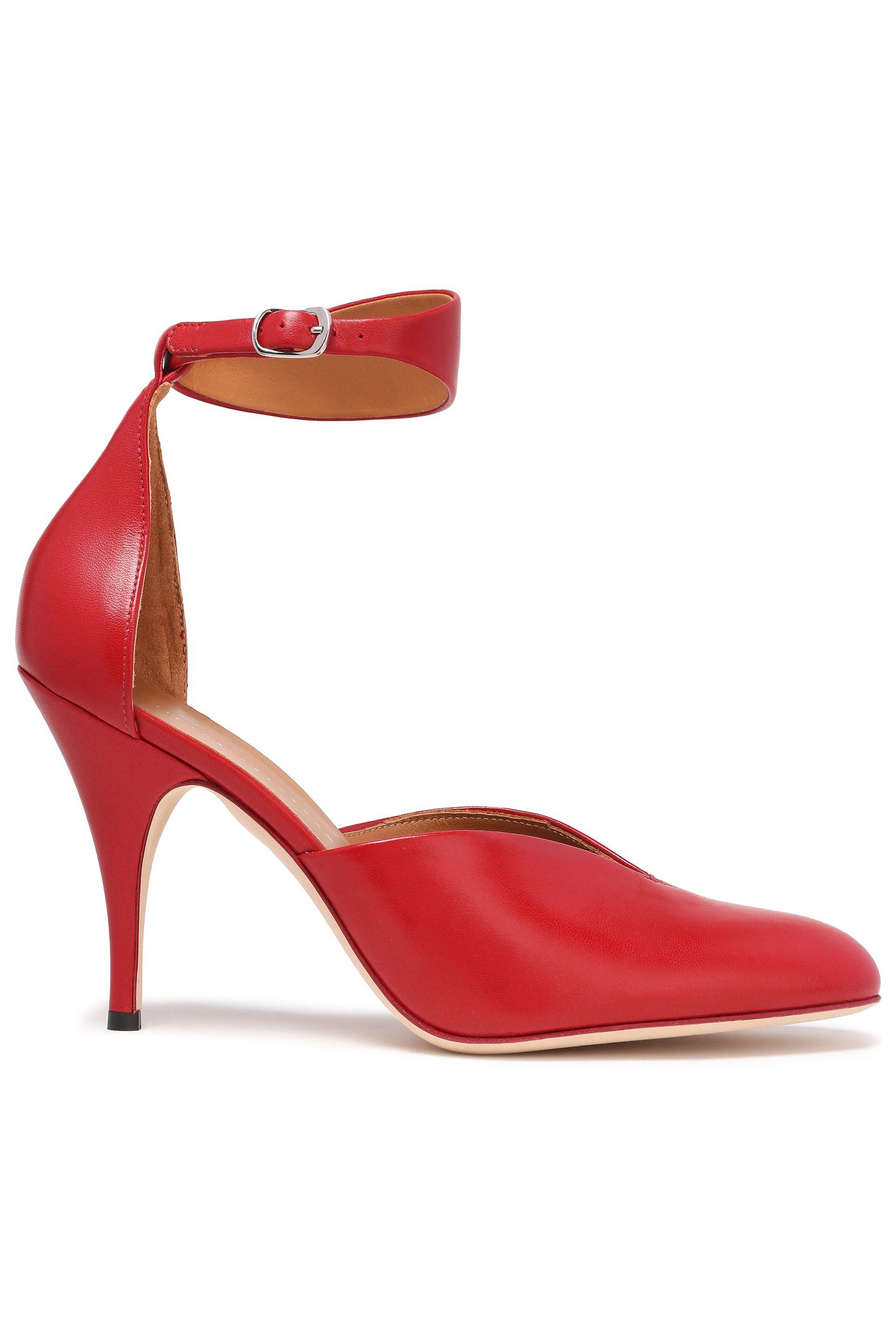 Victoria Beckham Leather Pumps in Red Save 53 Lyst