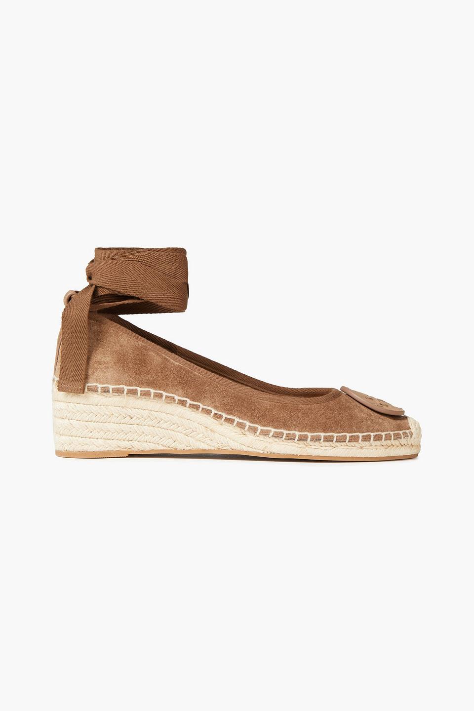 Tory burch lace up espadrilles sale