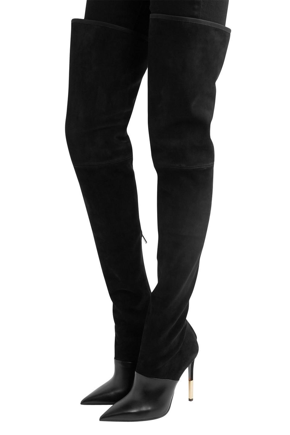 balmain thigh boots