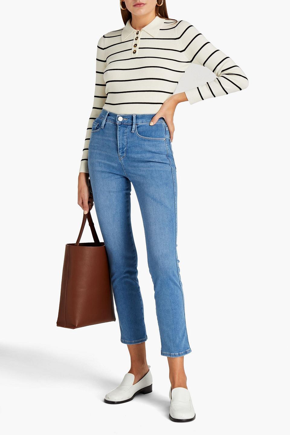 frame le sylvie crop jeans