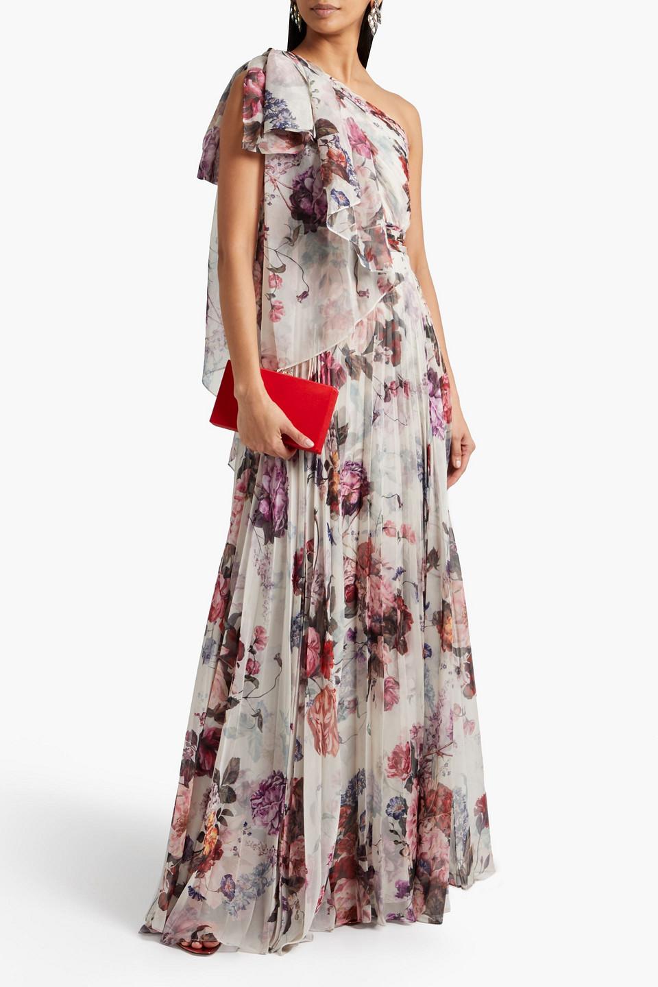Marchesa notte cheap one shoulder
