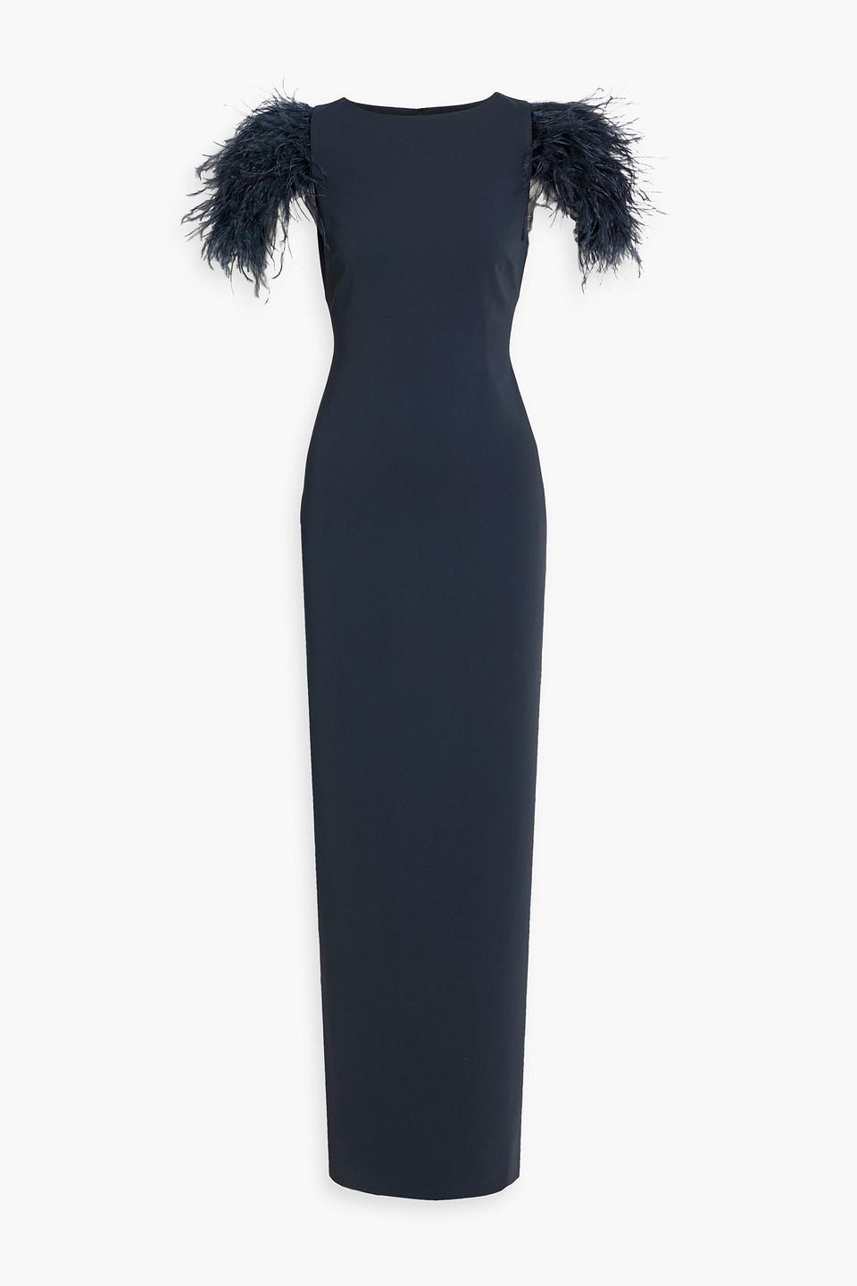 sachin and babi light blue dress Badgley Mischka Floral Appliqué Strapless Cocktail Dress