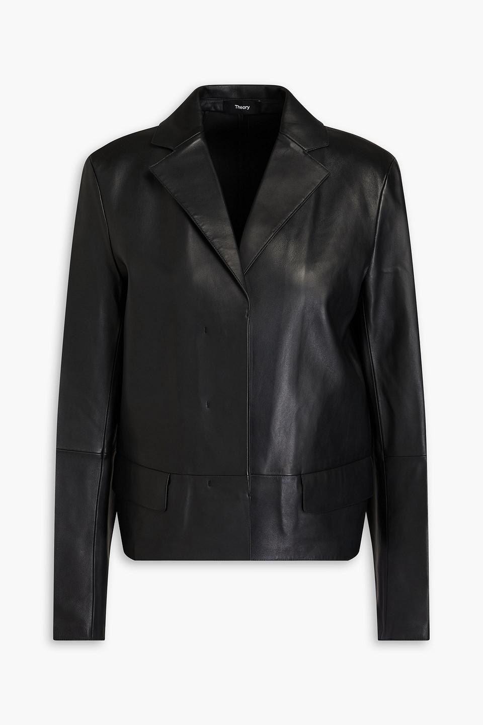 Theory Leather jackets for Women | Online Sale up to 61% off | Lyst