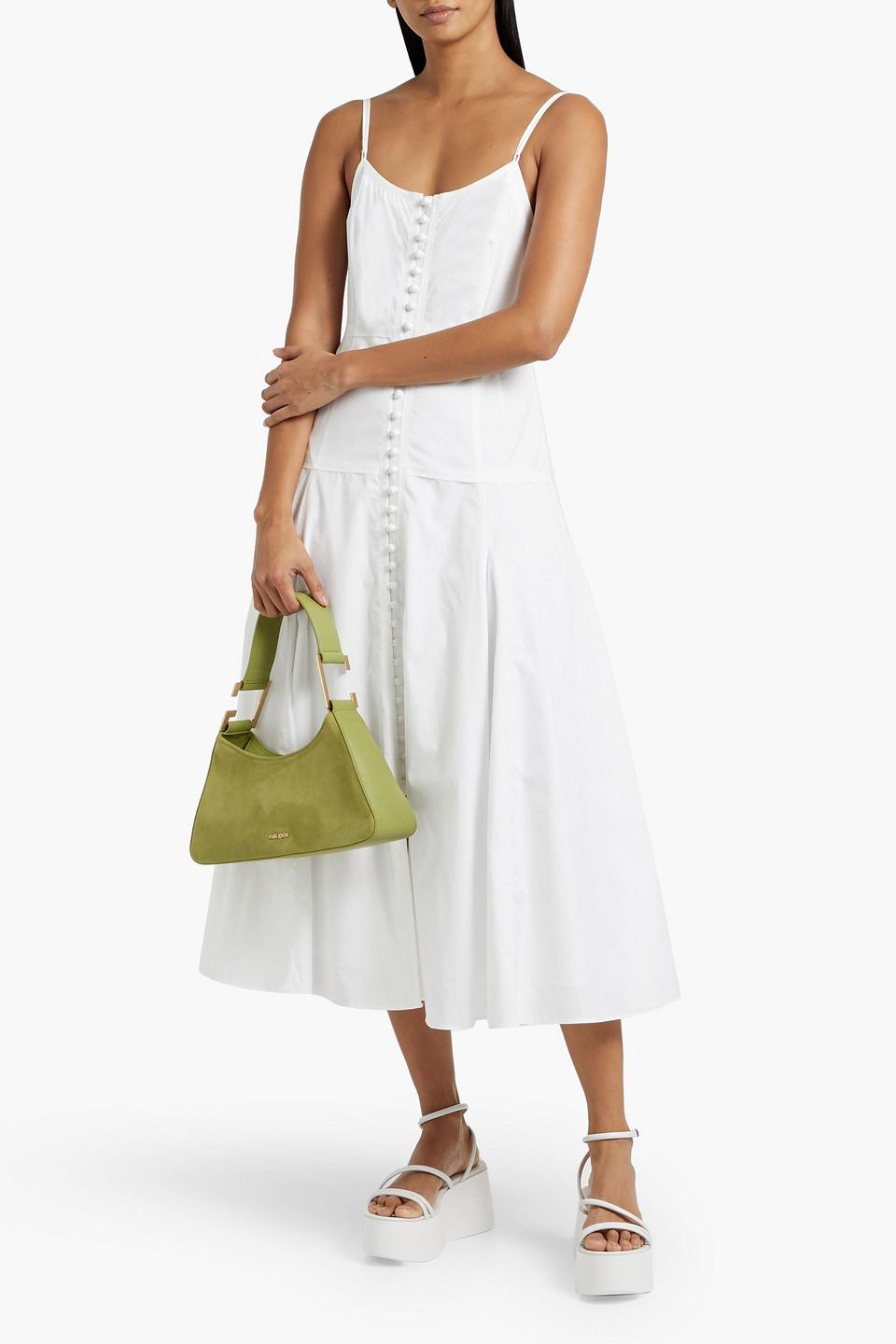 Rag Bone Misty Cotton poplin Midi Dress in White Lyst Australia