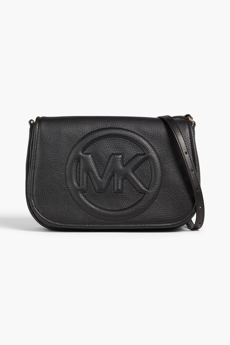 MICHAEL Michael Kors Brynn Faux Textured leather Shoulder Bag in Black Lyst UK