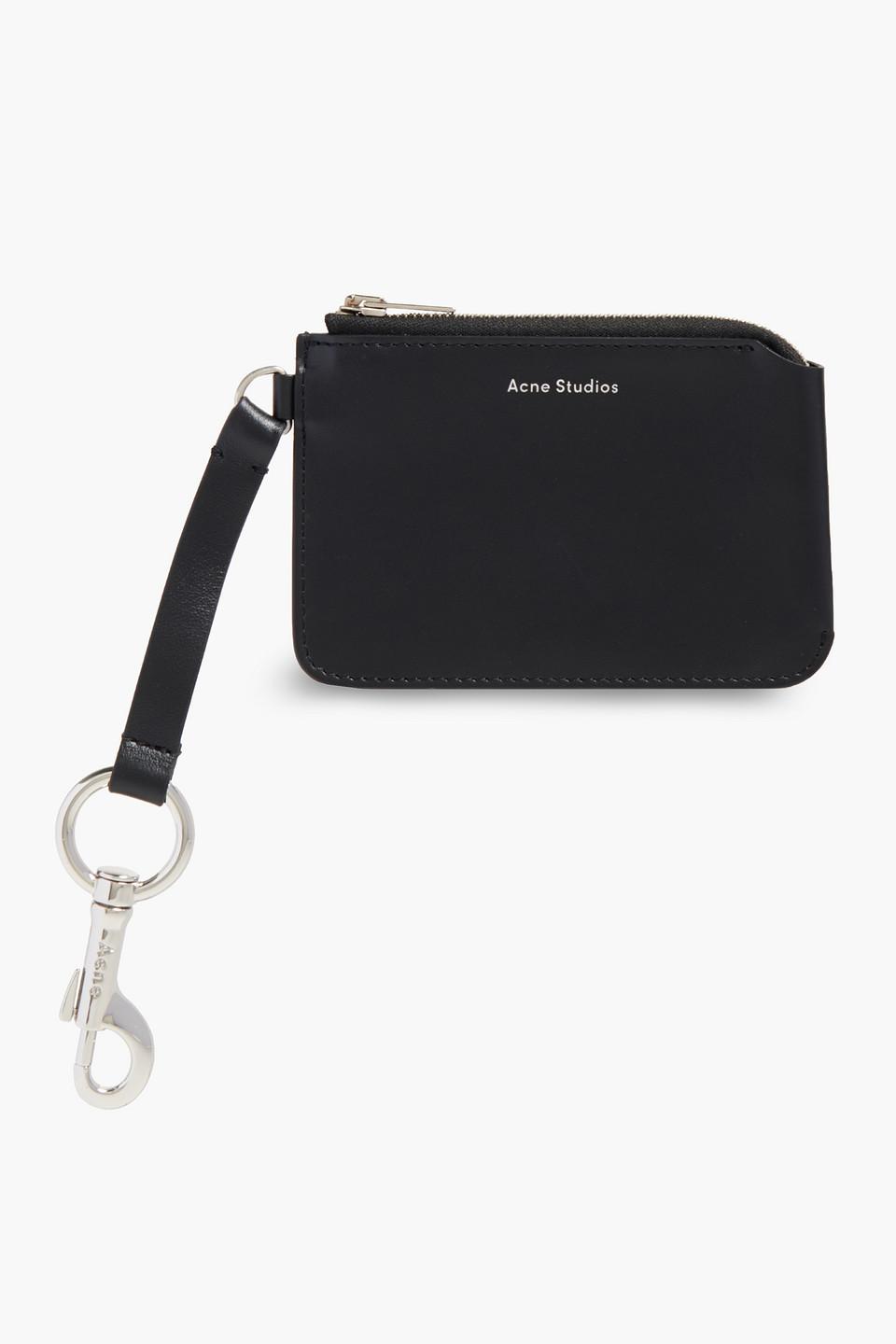 Acne Studios Anina Leather Coin Purse in Black Lyst Australia