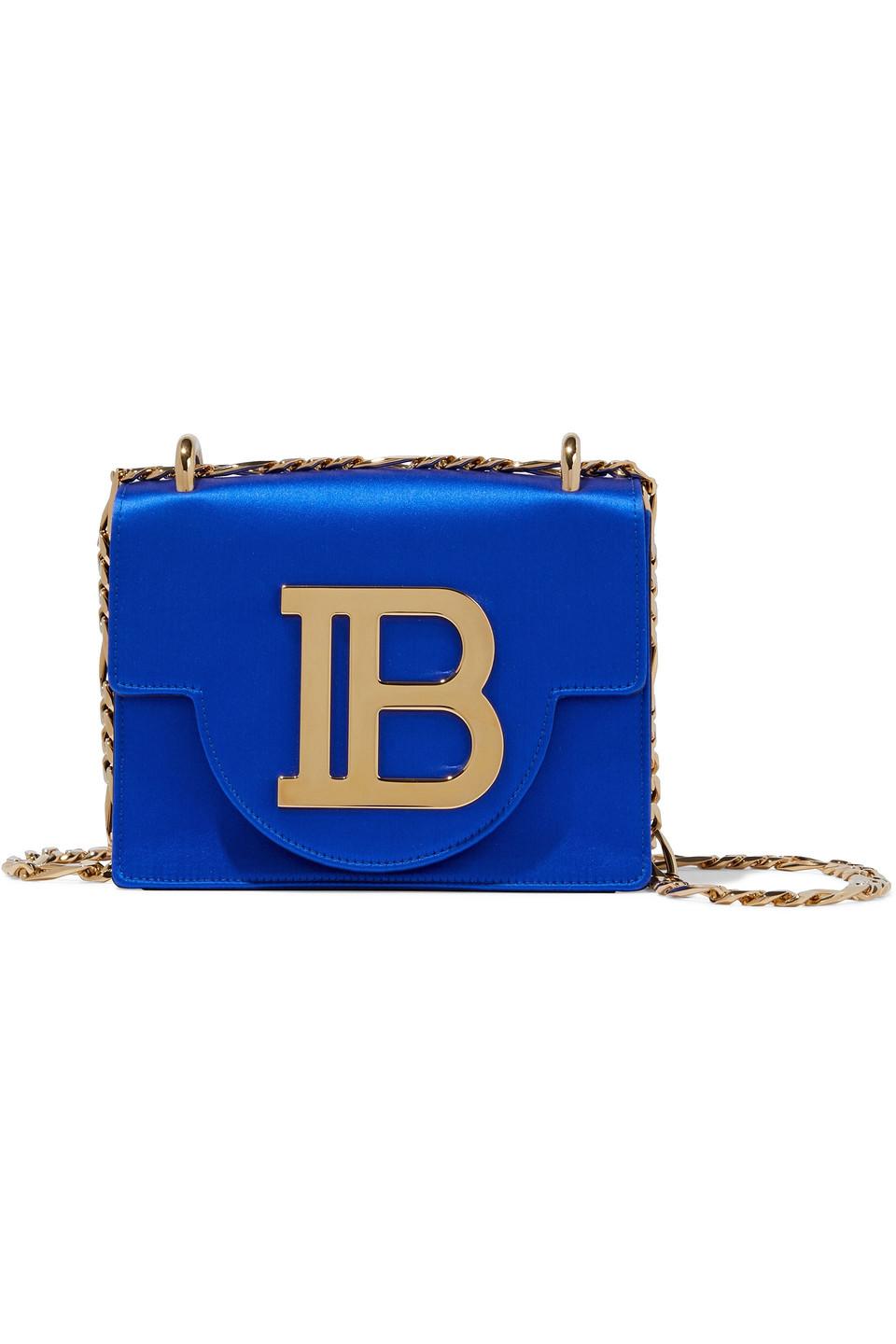 Balmain logo-plaque shoulder bag - GPV