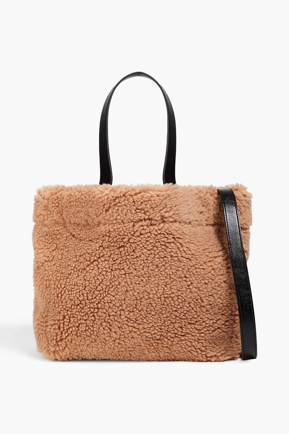 Shearling tote bag on sale