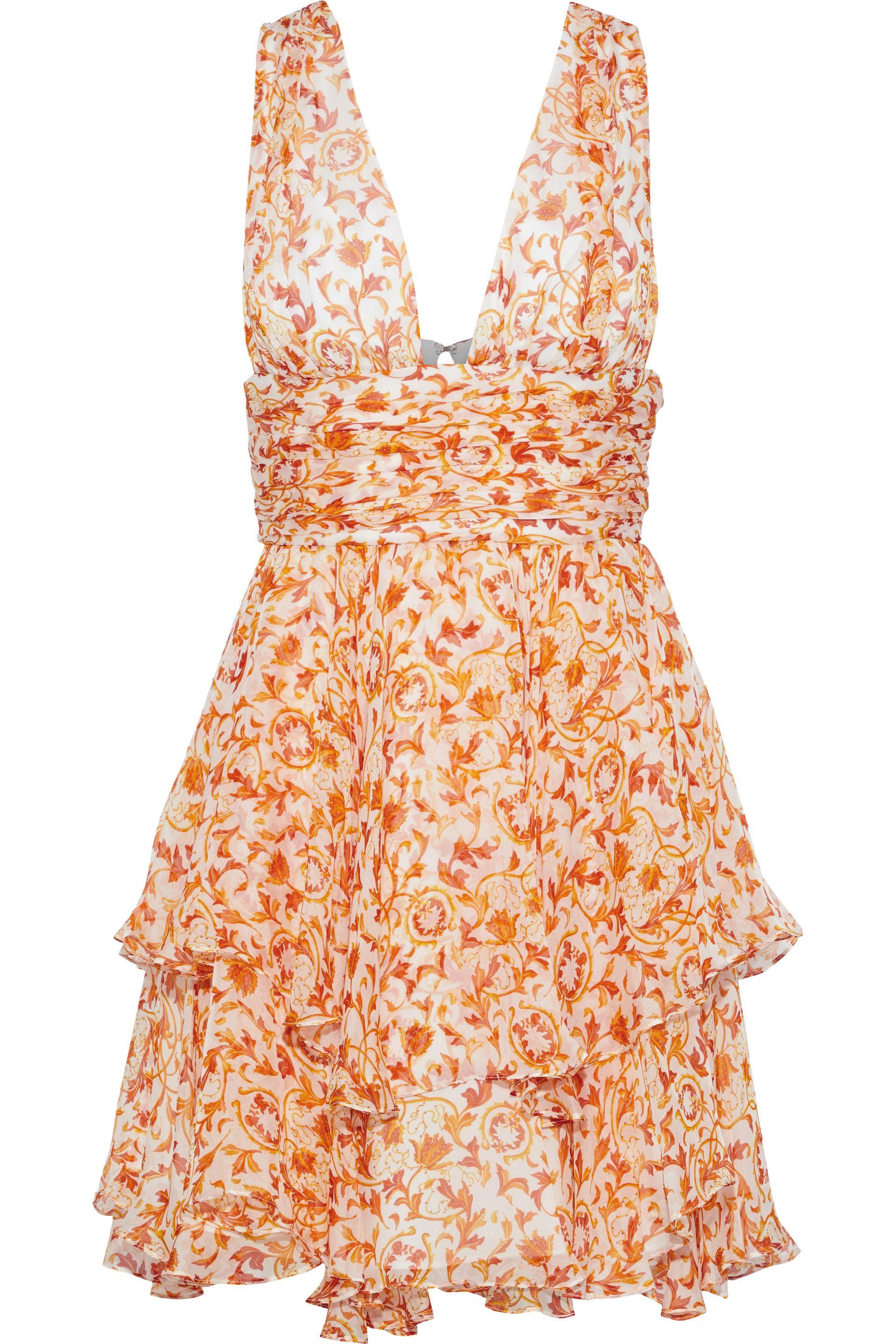 caroline constas paros mini dress