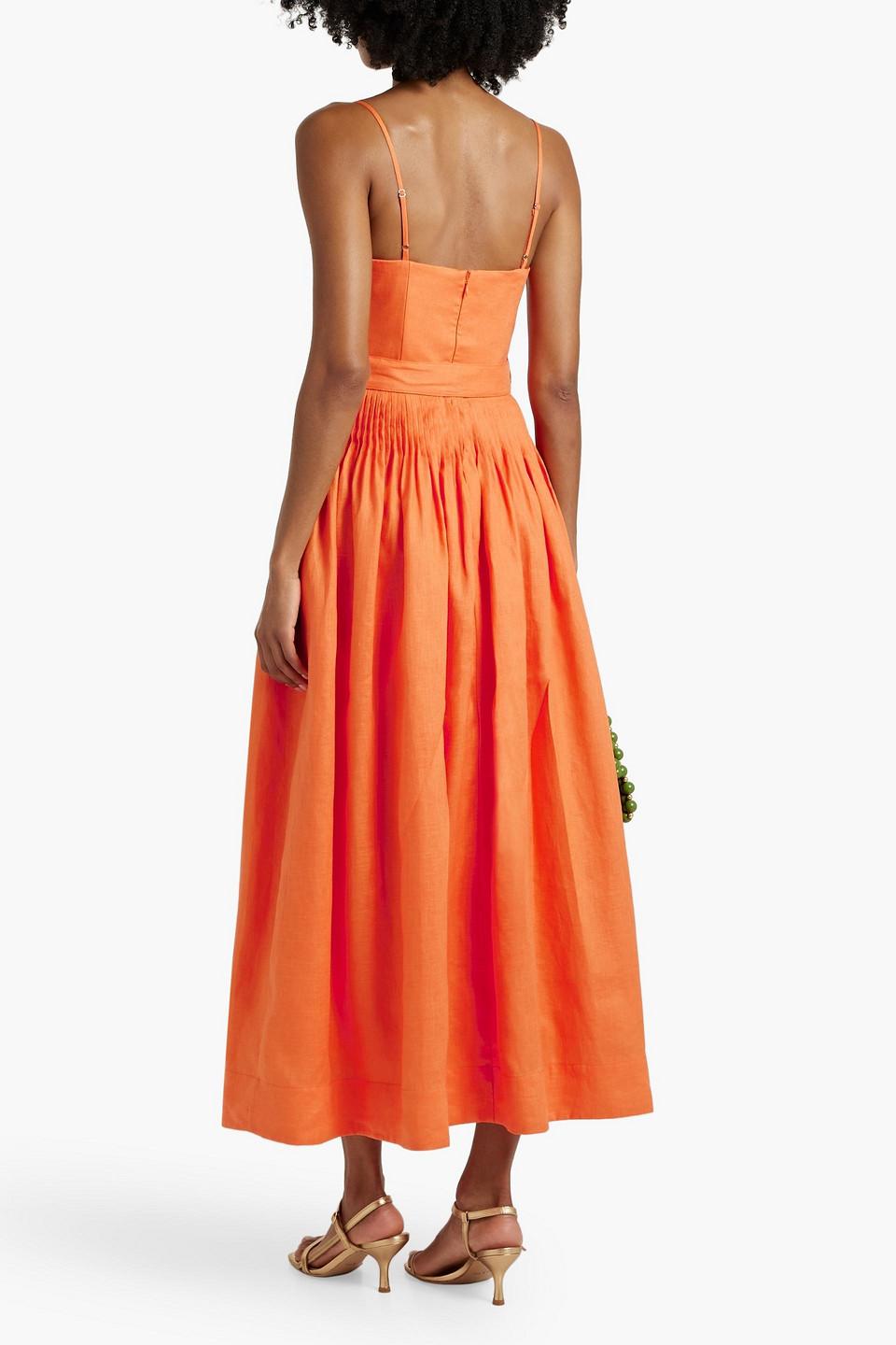 chinese dress ladies Flora Linen Maxi Dress main image 0